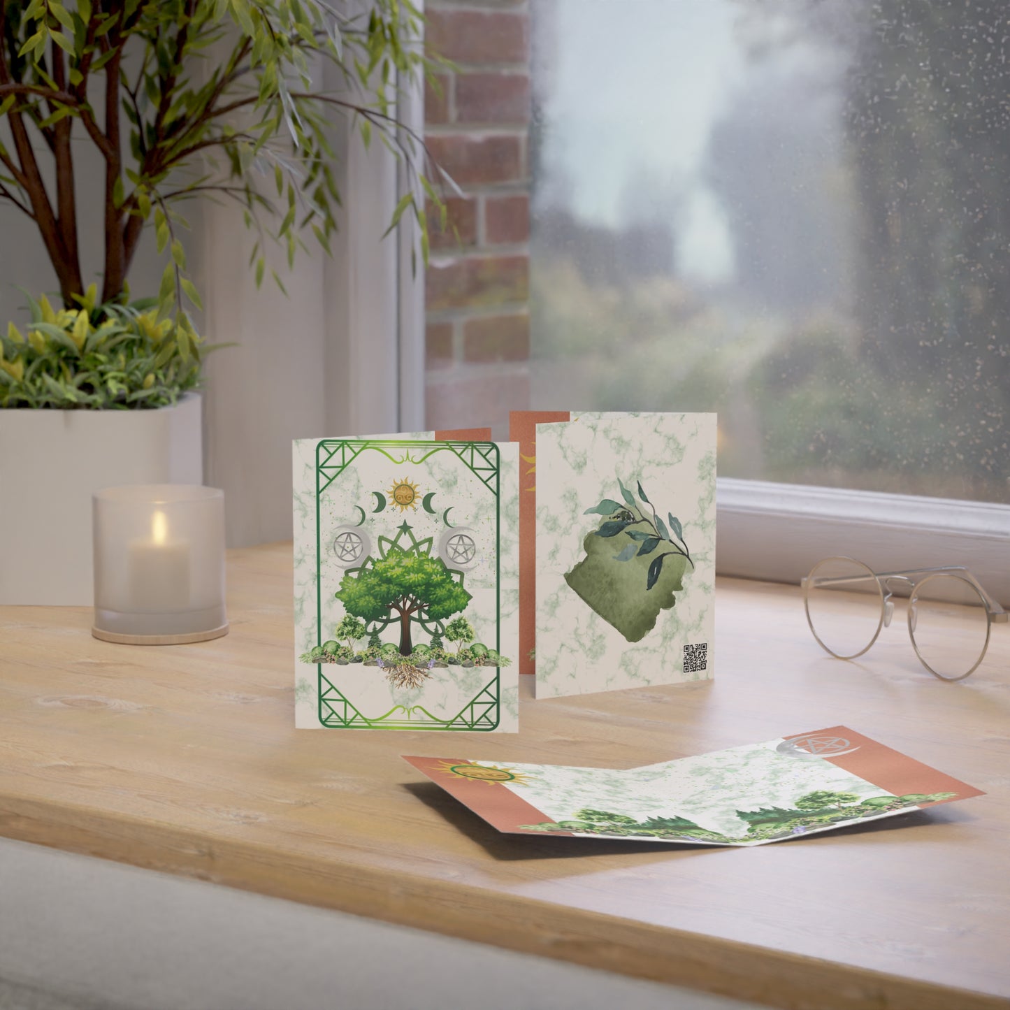 Rebirth Tree | Summer Solstice | Greeting Cards |  (1, 10 pcs)