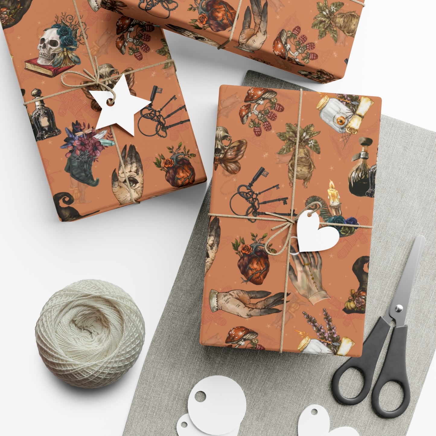 Curiosities | Gift Wrap Papers | Witchy Oddities and Wonders