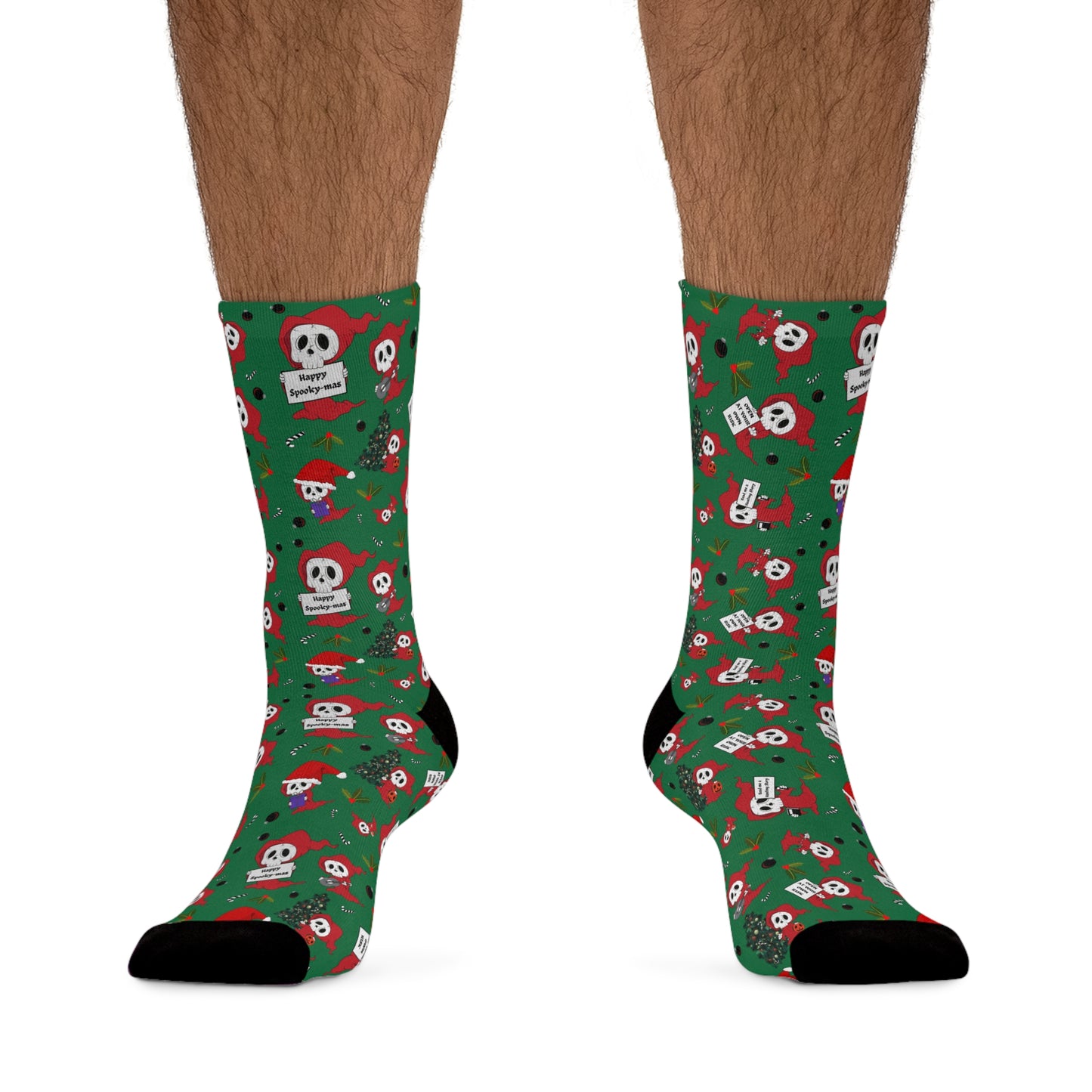Spooky-mas Ghoul | Recycled Poly Socks
