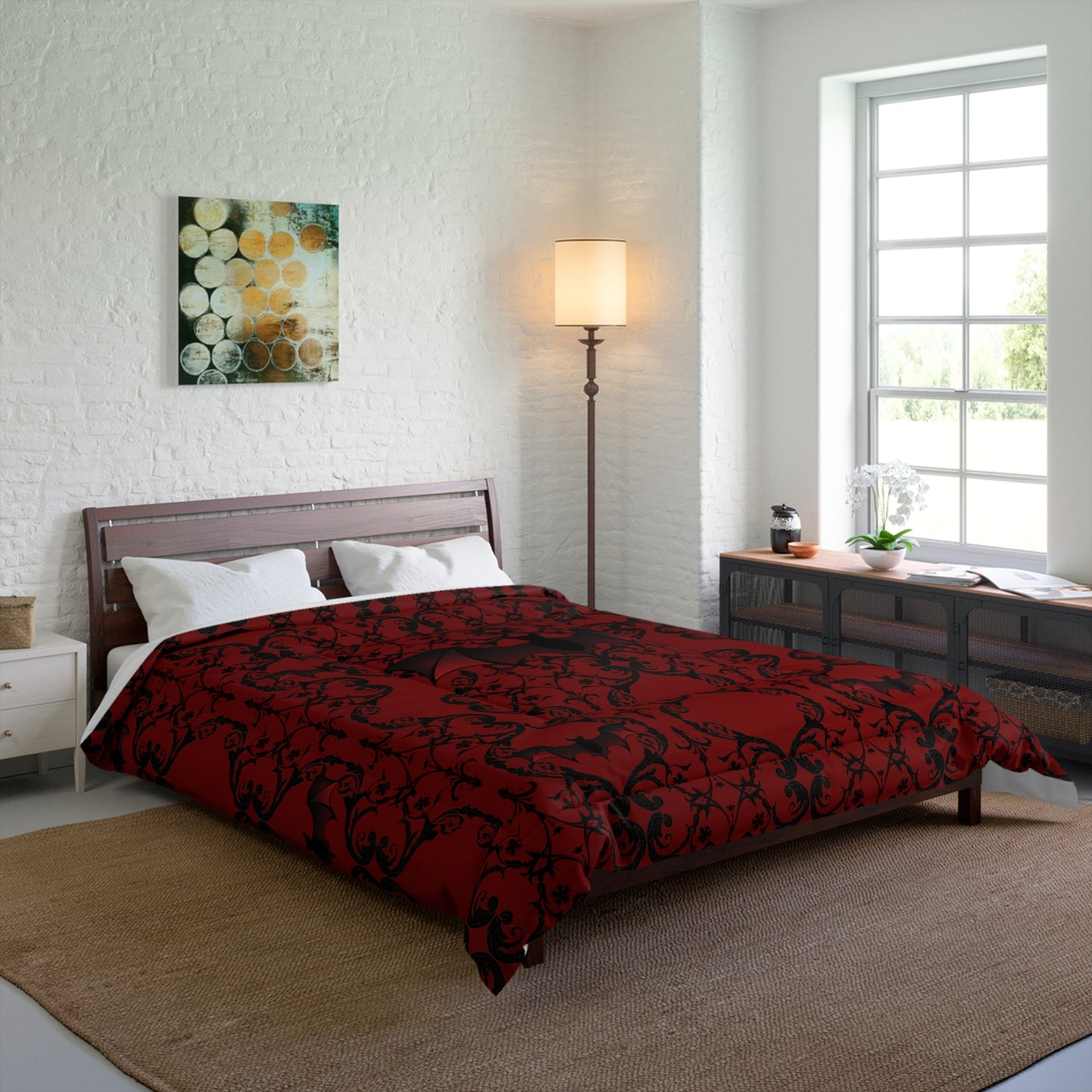 Vampire Red Comforter