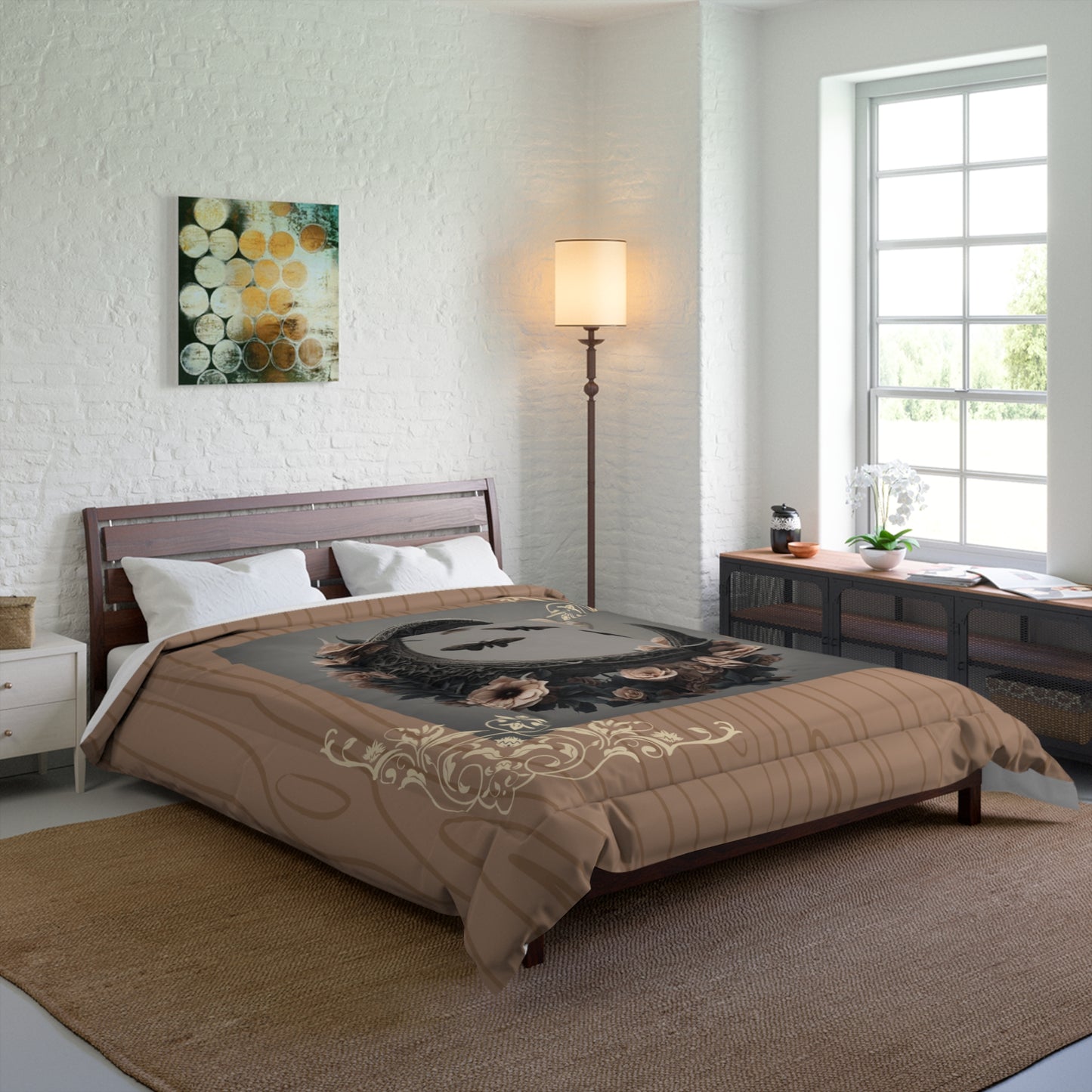Blooming Crescent Comforter