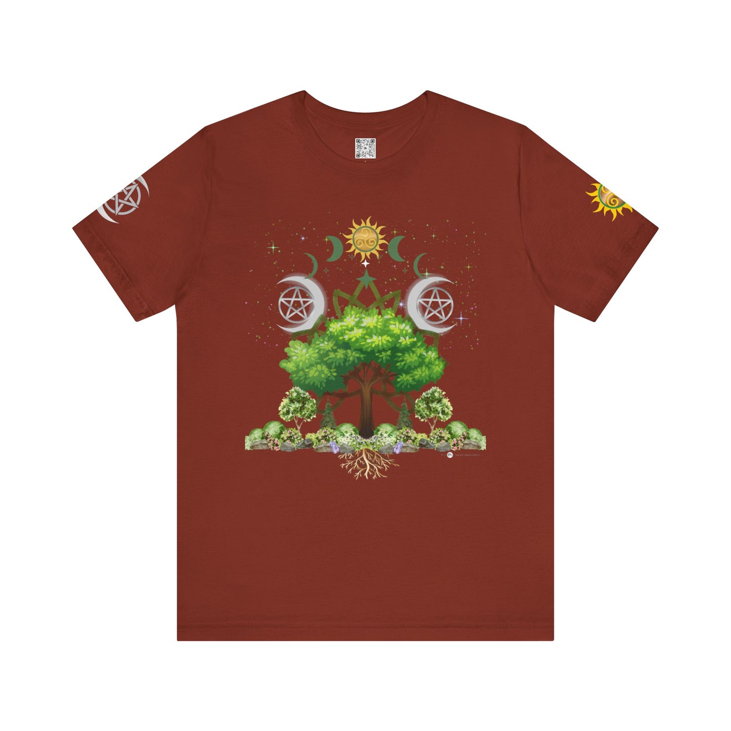 Rebirth Tree| Solstice Day | Unisex Jersey Tee – Embrace Nature and Energy