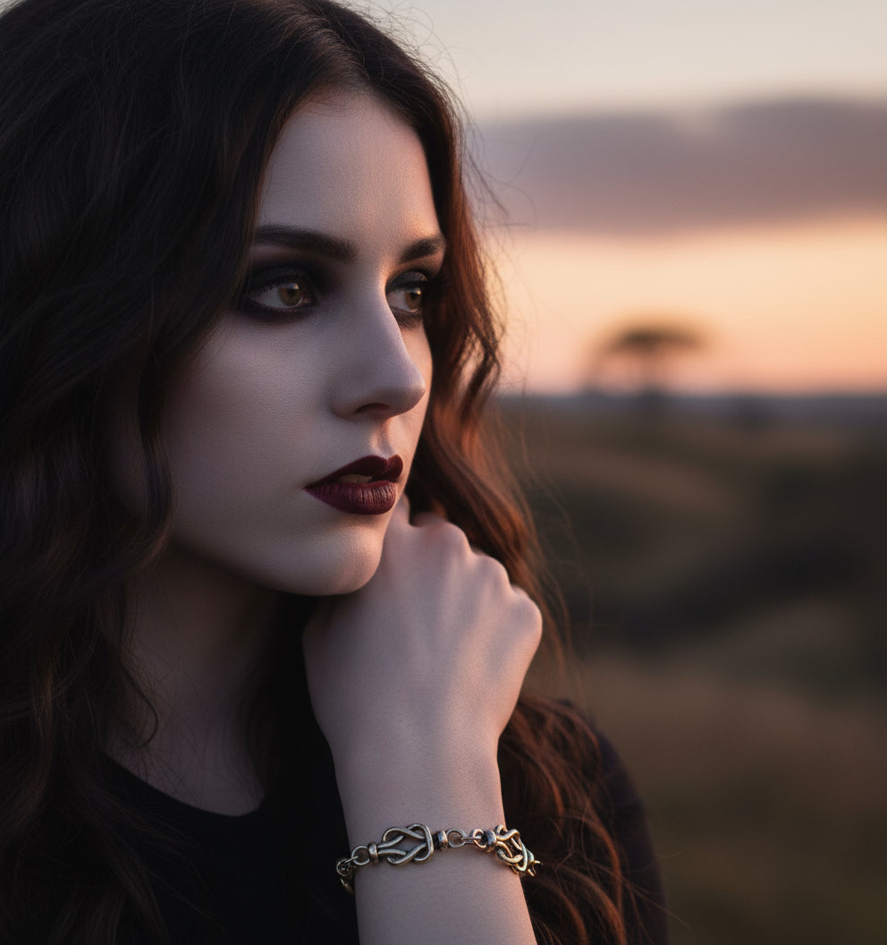 Silver Knot Bracelet | Unisex Style Stainless Steel Linked Bracelet