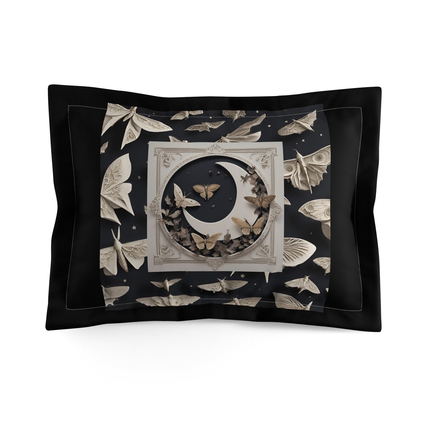 Moon Moths Pillow Sham