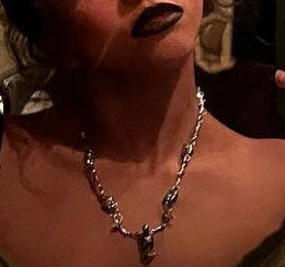 Kidemónas (Guardian) Necklace | Stainless Steel Skull Collar