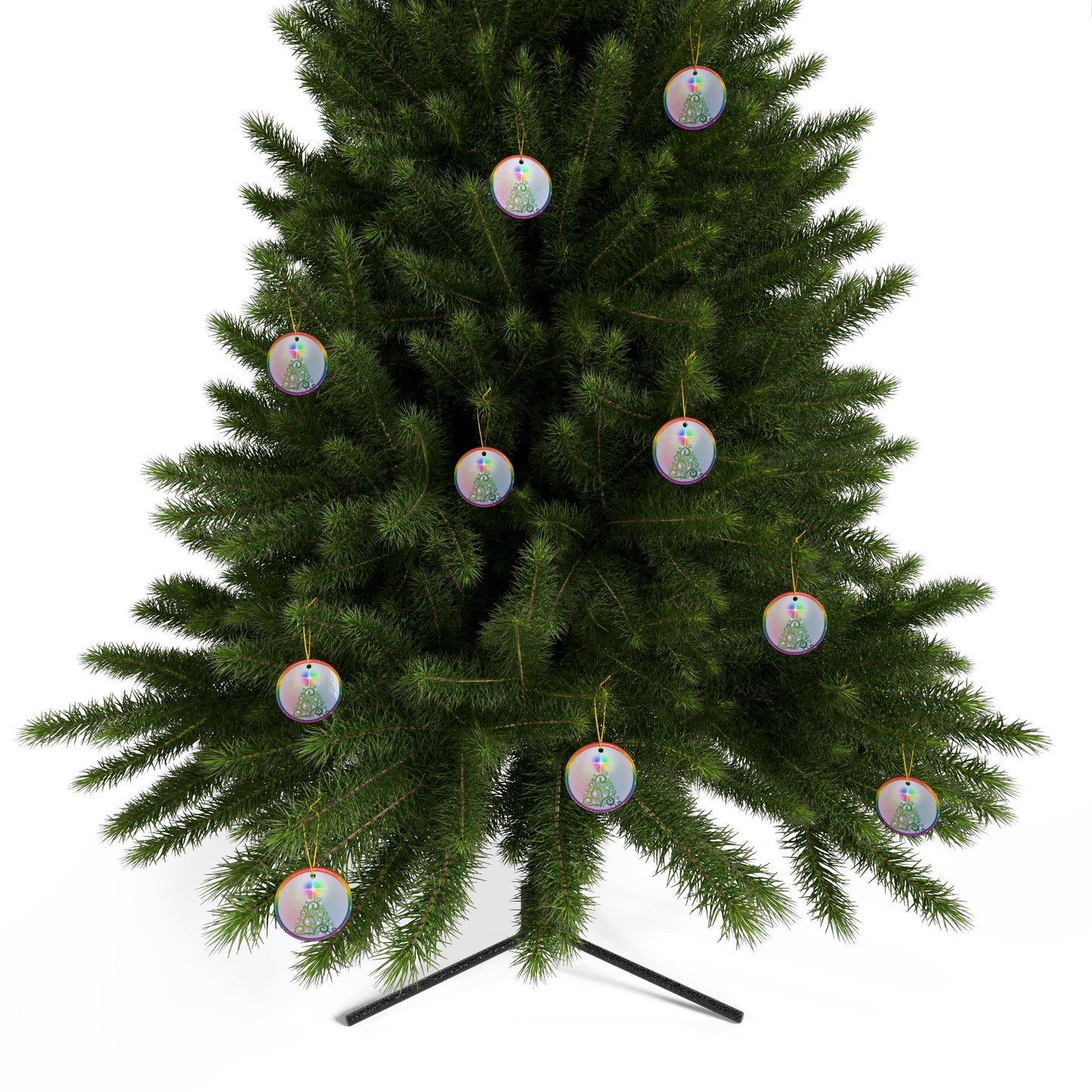 Joyous | Holiday Pride Tree | Heirloom Ceramic Ornaments (1pc, 3pcs, 5pcs, 10pcs)