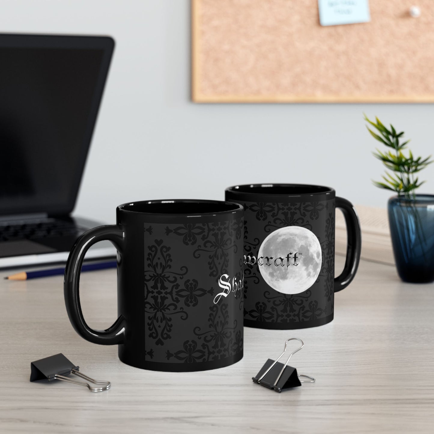 Shadowcraft Mug (Black) | Brand Logo | Ceramic Mug 11oz, 15oz