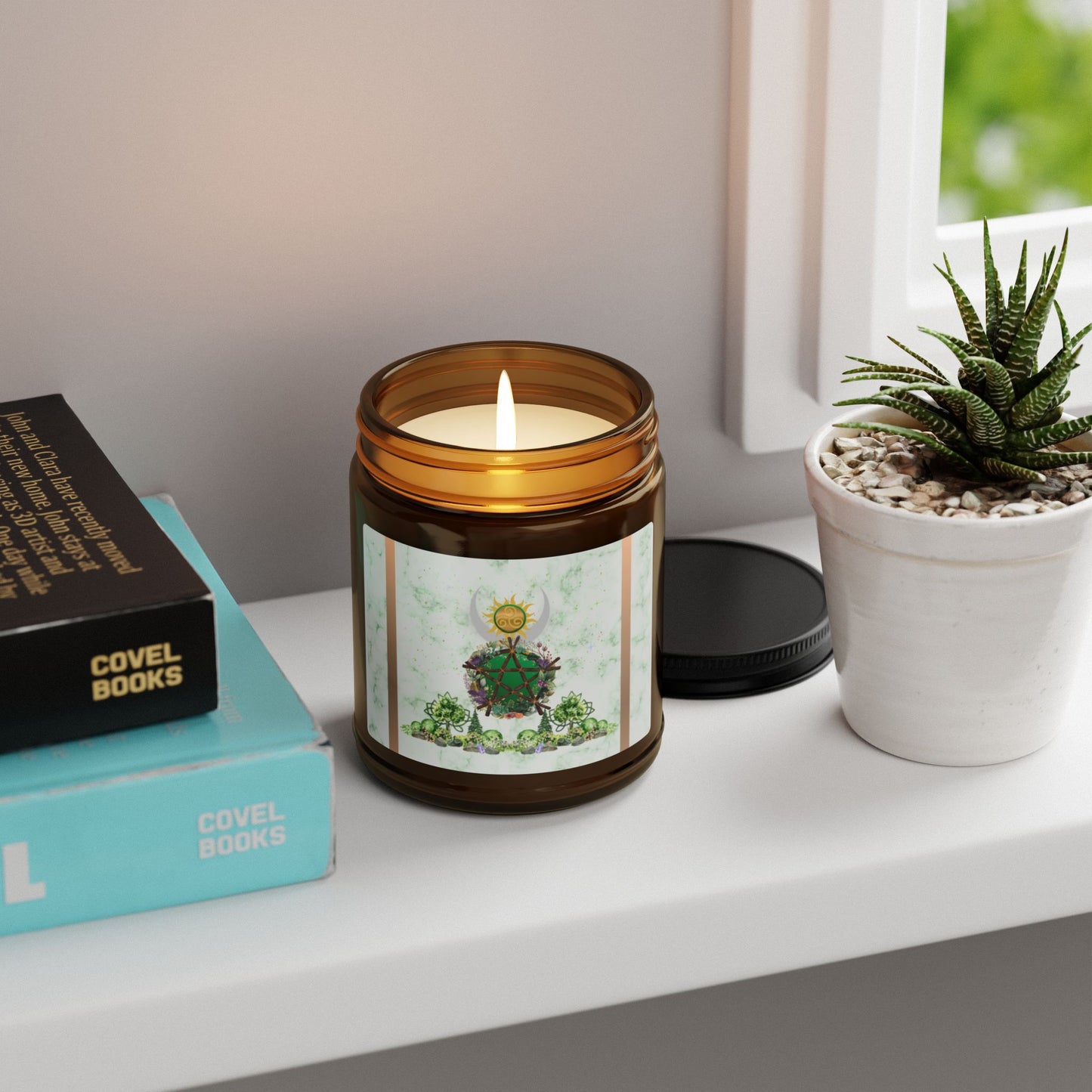 Balance | Summer Solstice | Scented Soy Candle (Amber Jar)