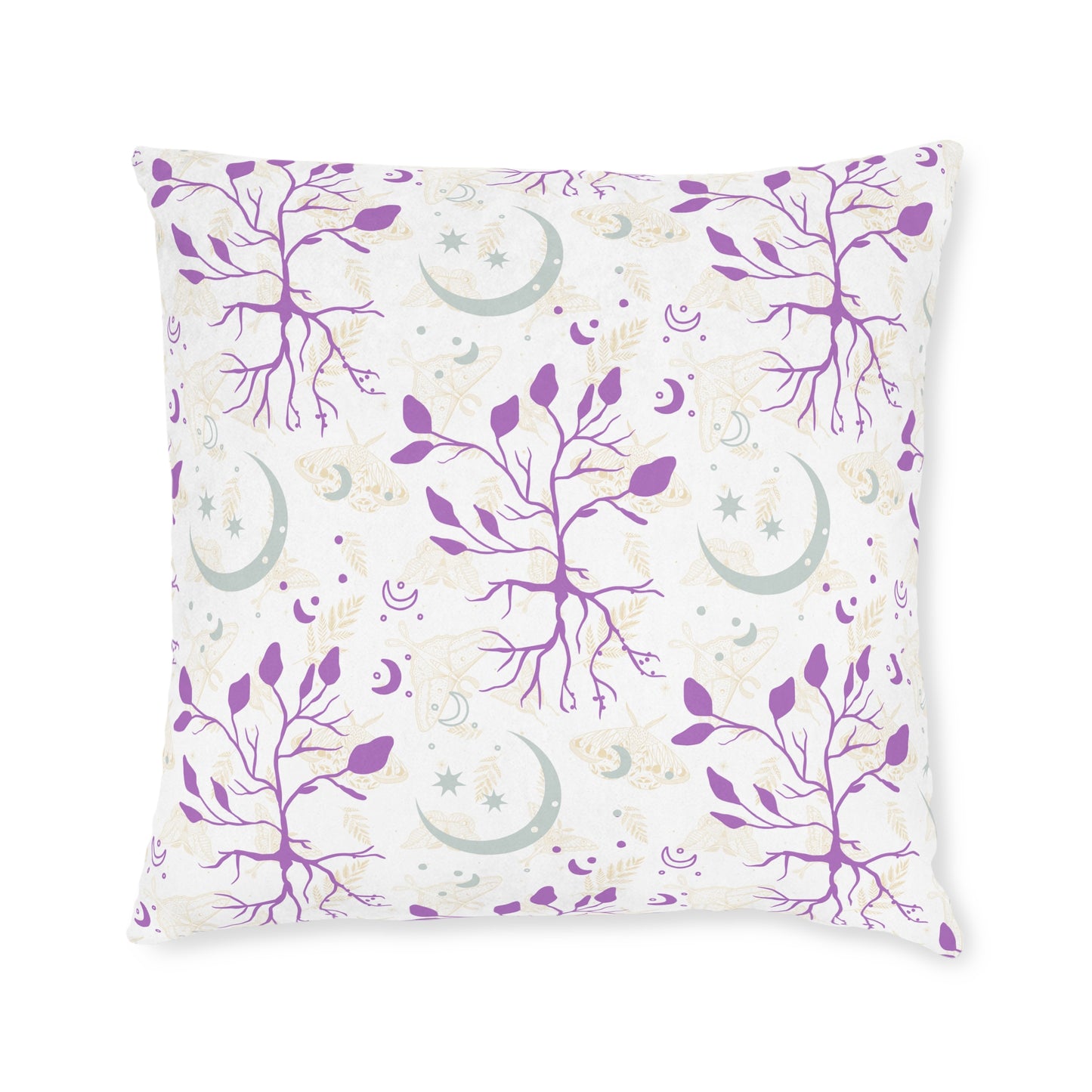 Moon Roots (Mystic Purple) Decorative Pillow | 3 sizes