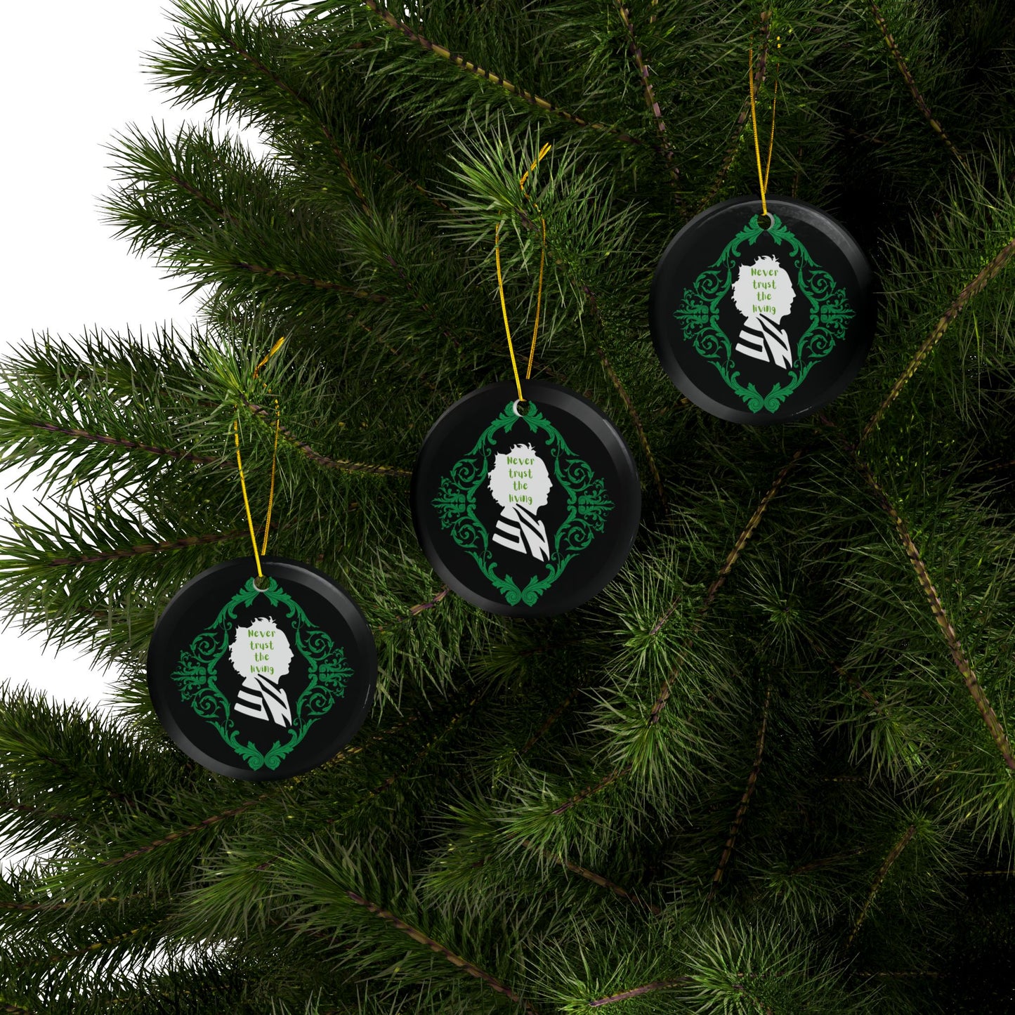 Mr. B. Juice Beetlejuice | Never Trust the Living | Heirloom Ceramic Ornaments (1pc, 3pcs, 5pcs, 10pcs)