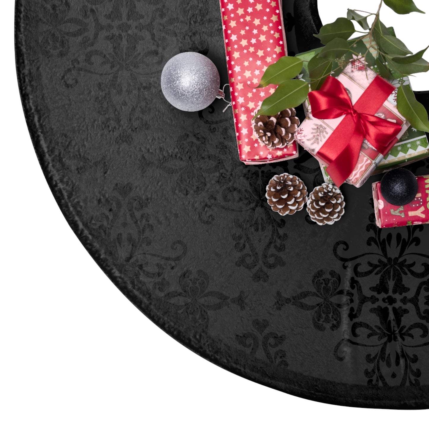 Black Lace | Nightmare Holiday Tree Skirt