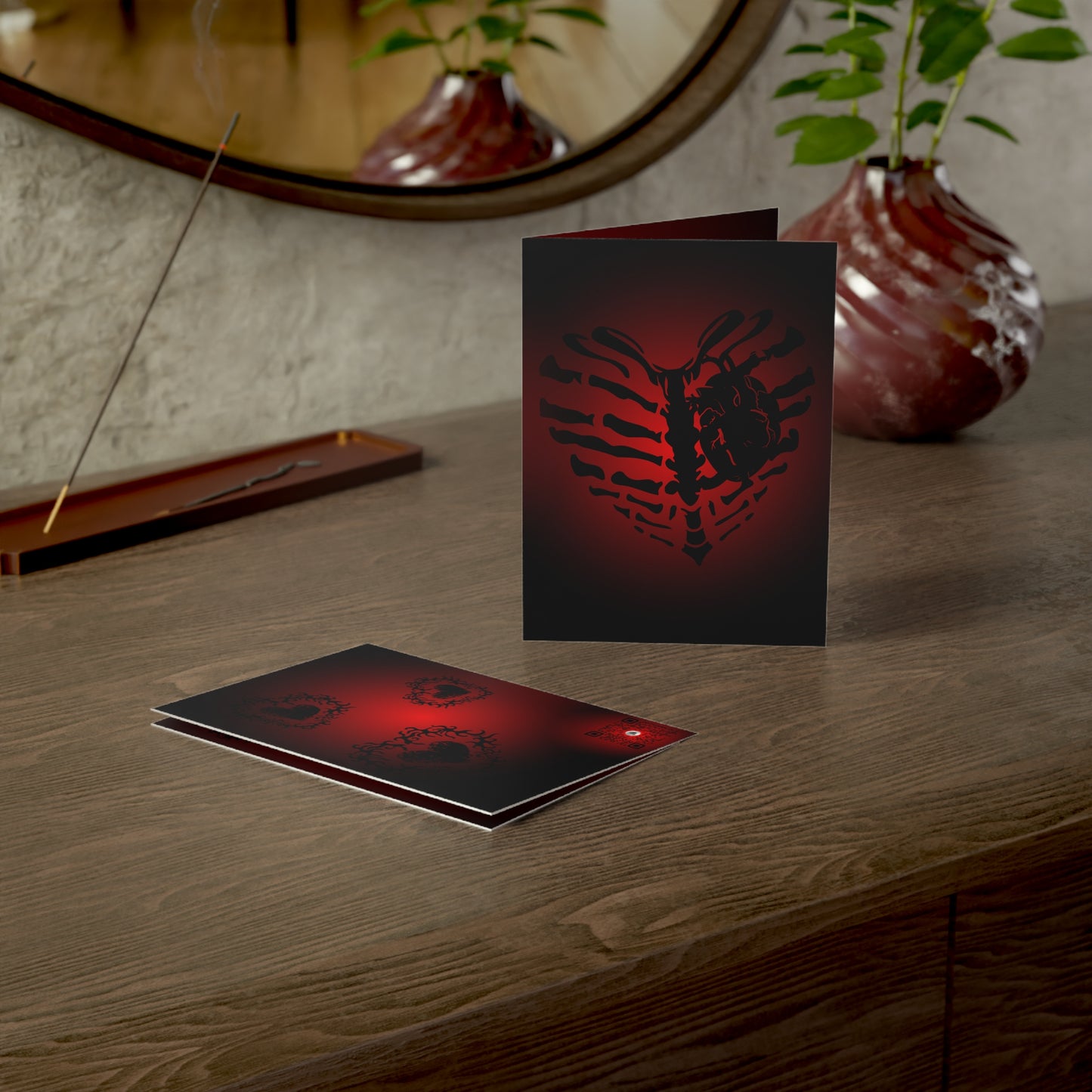 See, My Love | X Ray Heart Gothic Soul | Greeting Note Card (1/10/30/50 pcs)