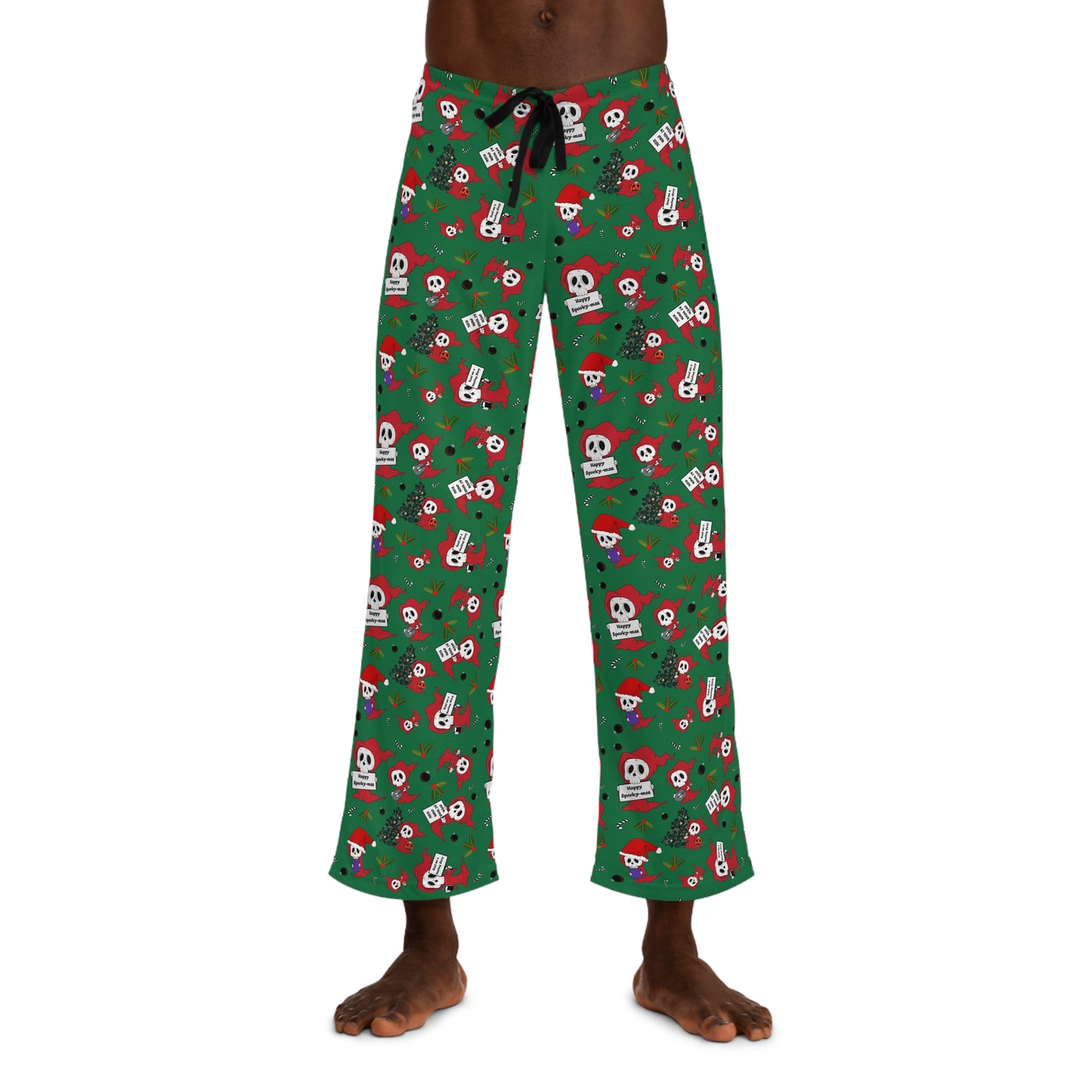 Spookymas Nightmare Holiday Men's Pajama Lounge Pants