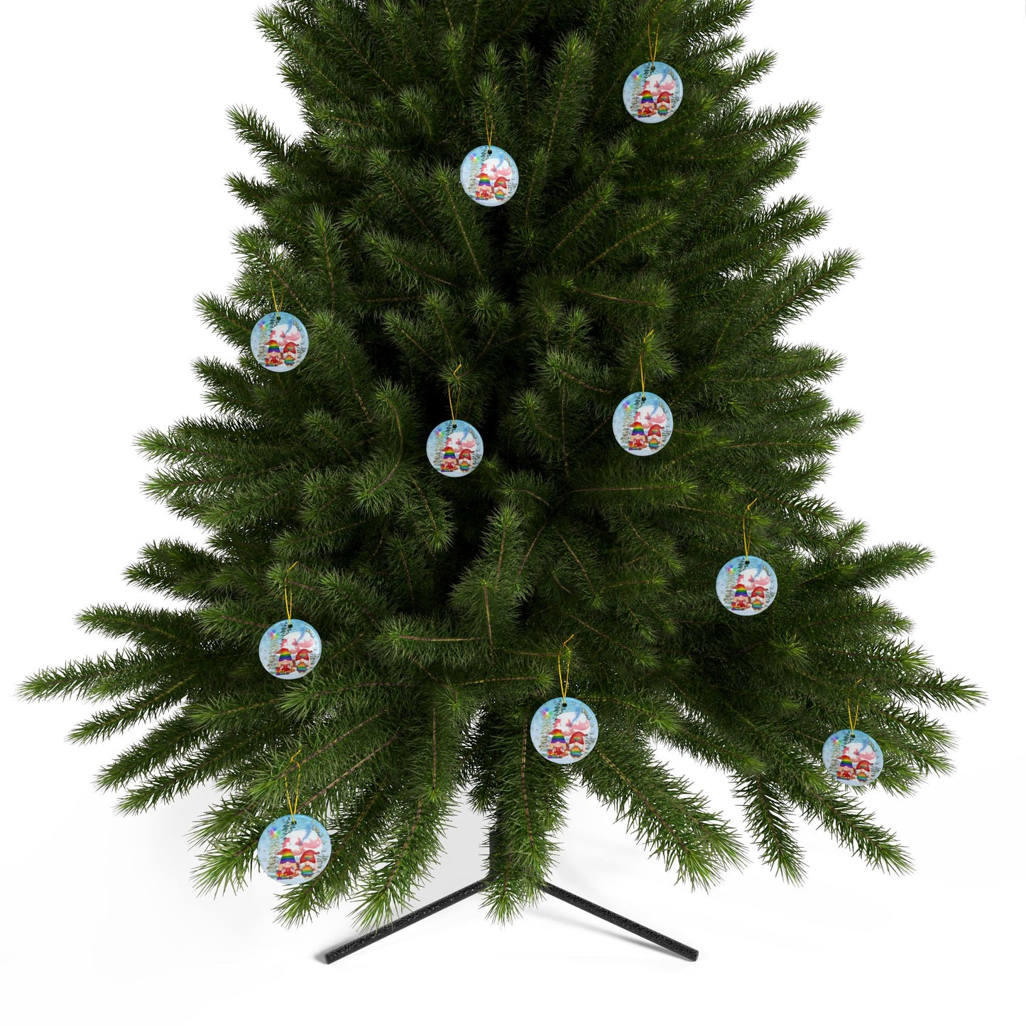 Joyful World | Pridemas Holiday | Heirloom Ceramic Ornaments (1pc, 3pcs, 5pcs, 10pcs)