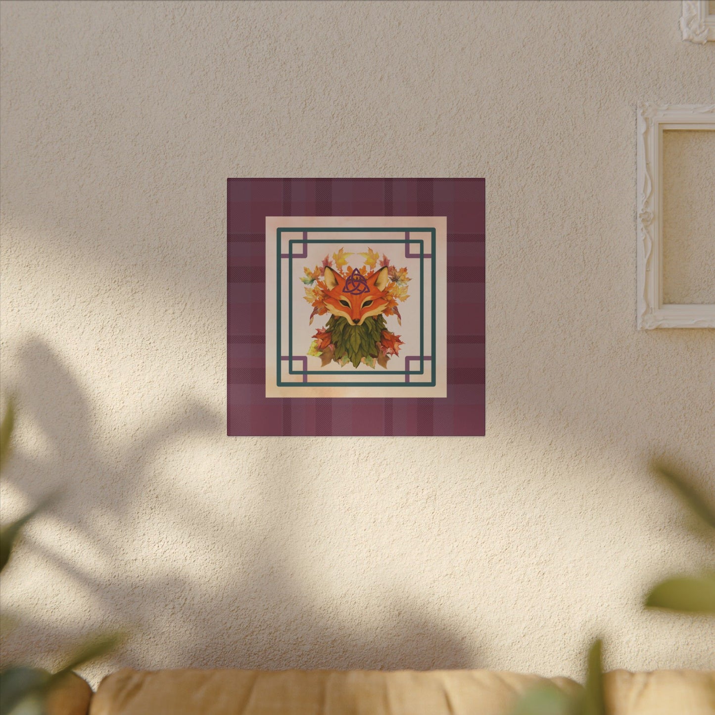 Spiritumn | Fall Equinox | Autumn Fox Spirit on Stretched Canvas