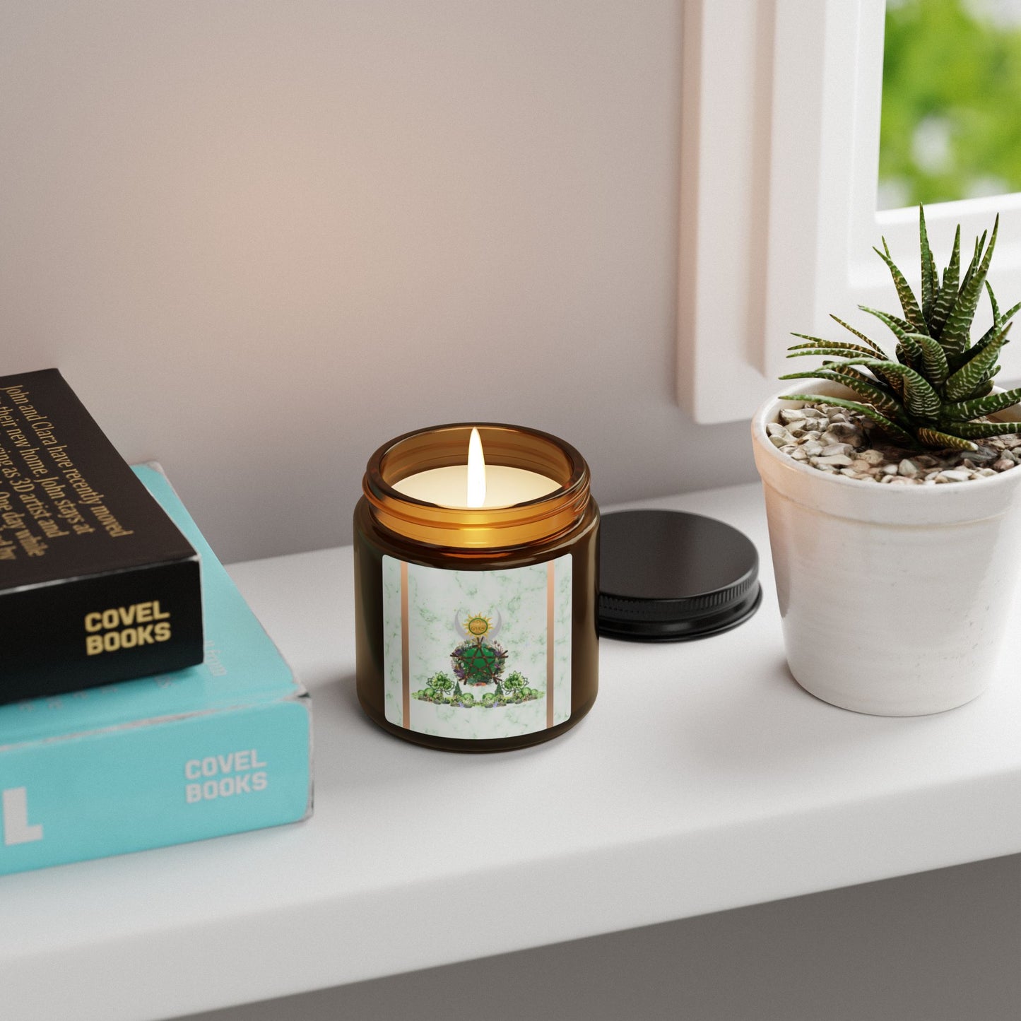 Balance | Summer Solstice | Scented Soy Candle (Amber Jar)
