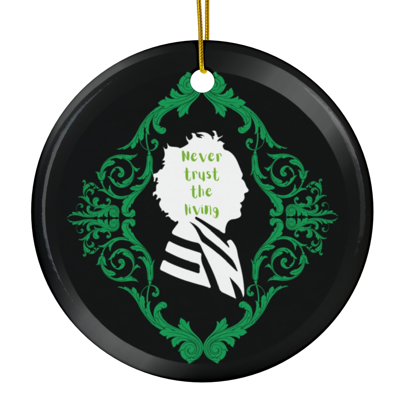 Mr. B. Juice Beetlejuice | Never Trust the Living | Heirloom Ceramic Ornaments (1pc, 3pcs, 5pcs, 10pcs)