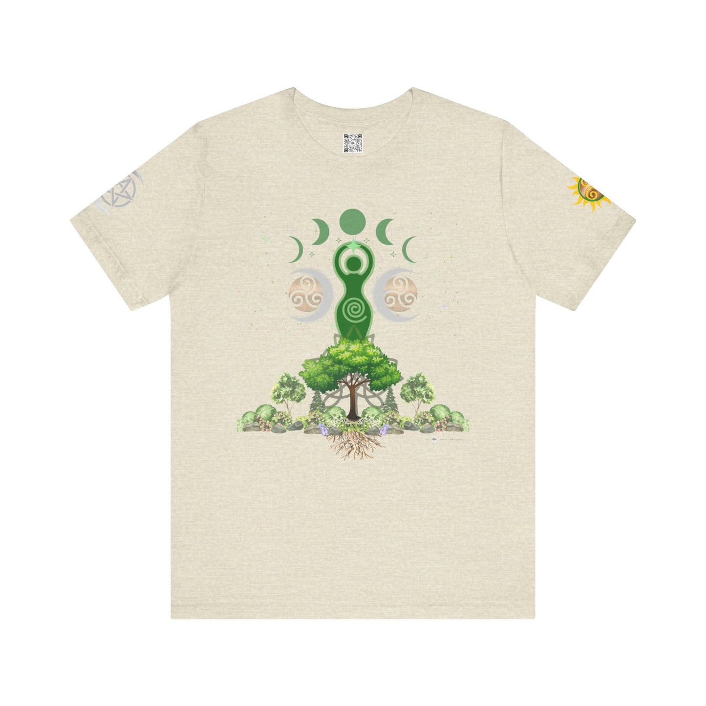 Mother Nature | Solstice Day | Unisex Jersey Tee – Embrace Nature and Energy