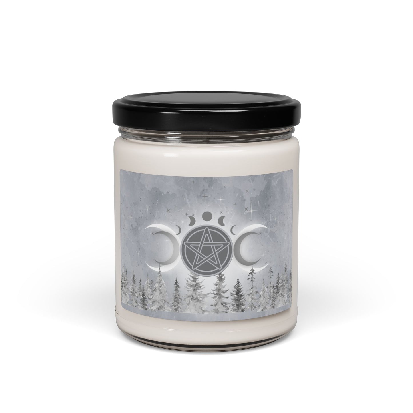 Triple Moon Soy Candle | Solstice Yule Scented Candle