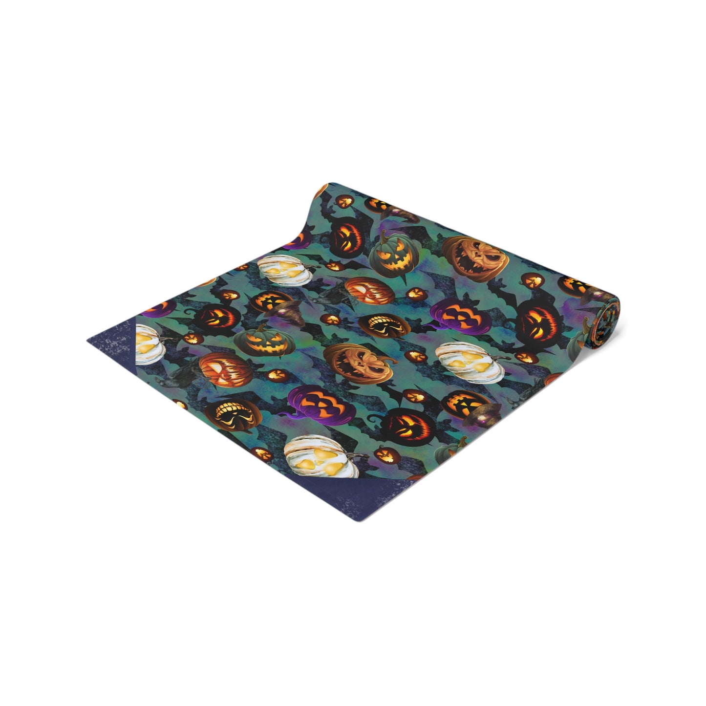 Scary Jacks Halloween Table Runner Decor and Gift