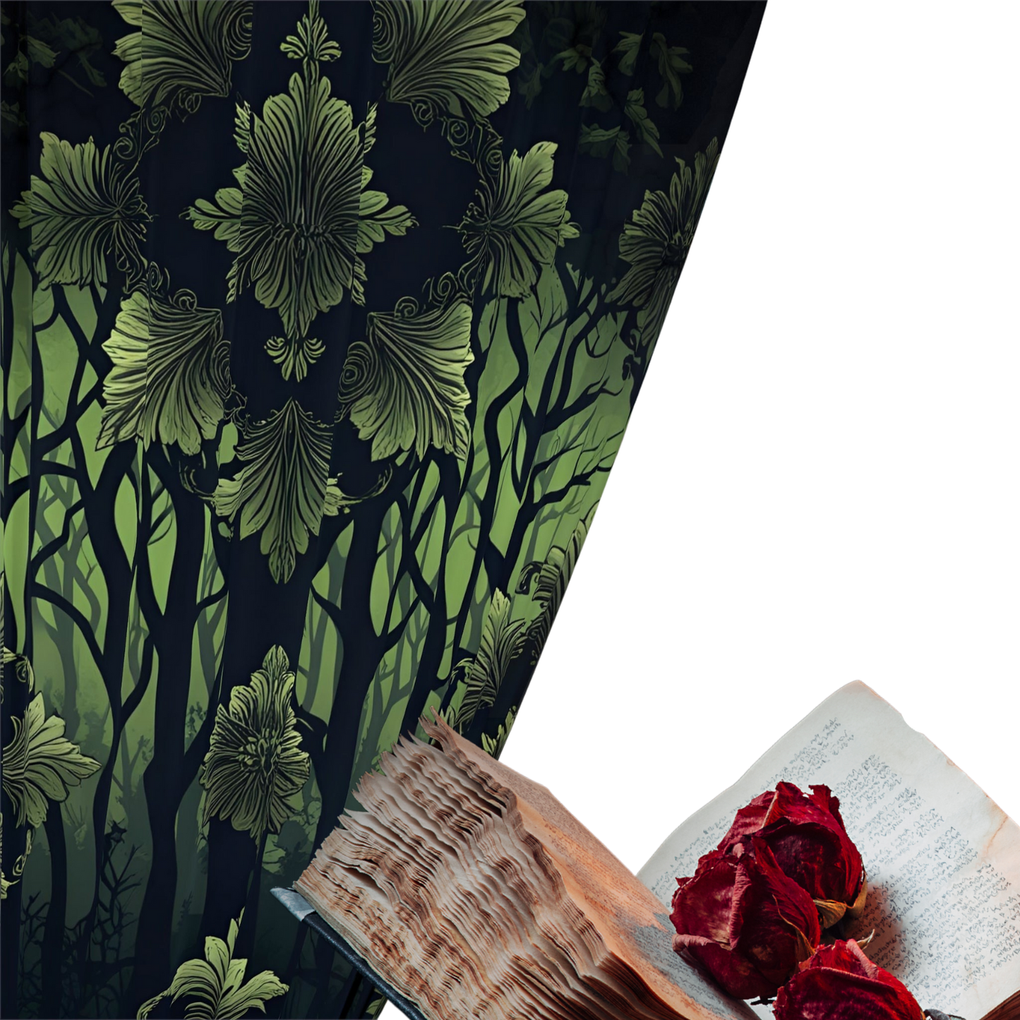 Damask Forest | Blackout Curtains | Night’s Dream Home Decor