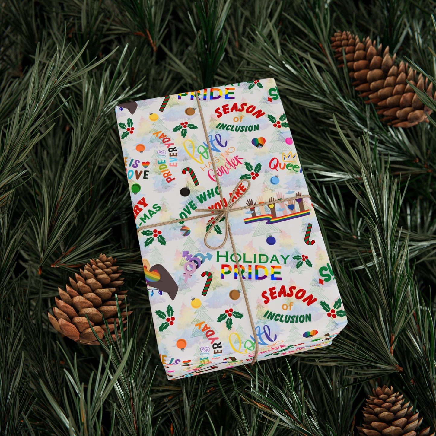 Holiday Pride | Community Pride | Gift Wrap Papers