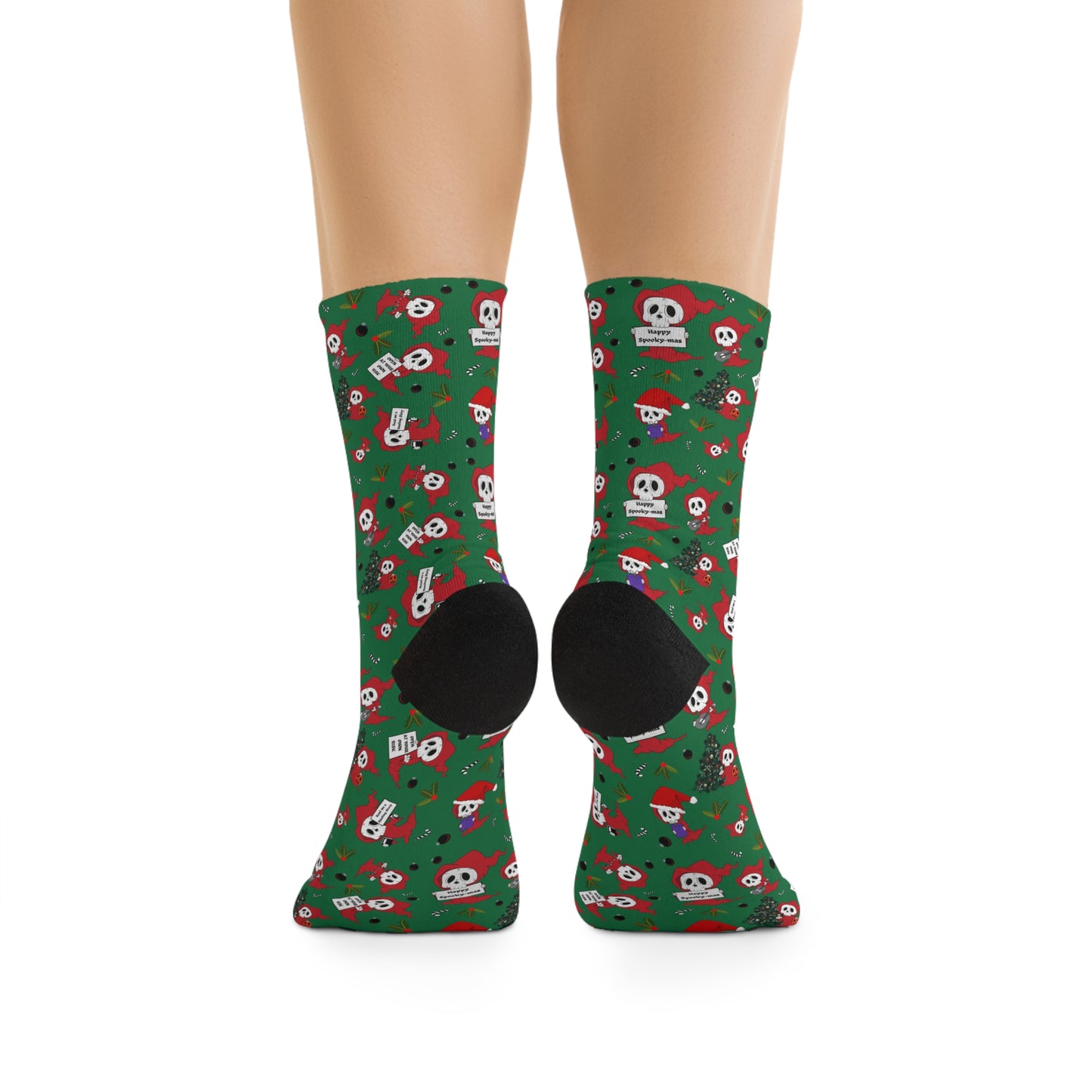 Spooky-mas Ghoul | Recycled Poly Socks