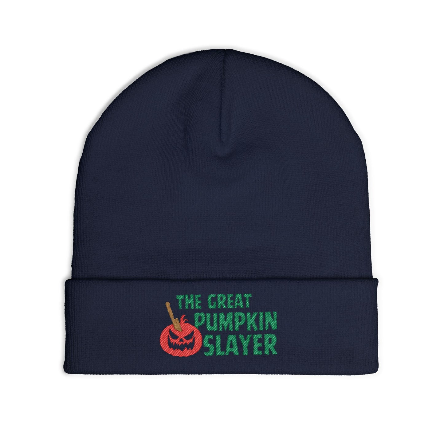 Pumpkin Slayer Beanie Hat - Nightmares Holiday