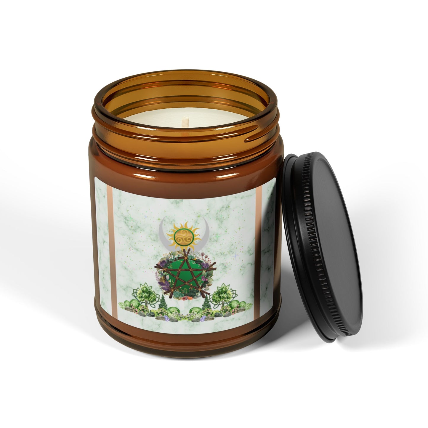 Balance | Summer Solstice | Scented Soy Candle (Amber Jar)