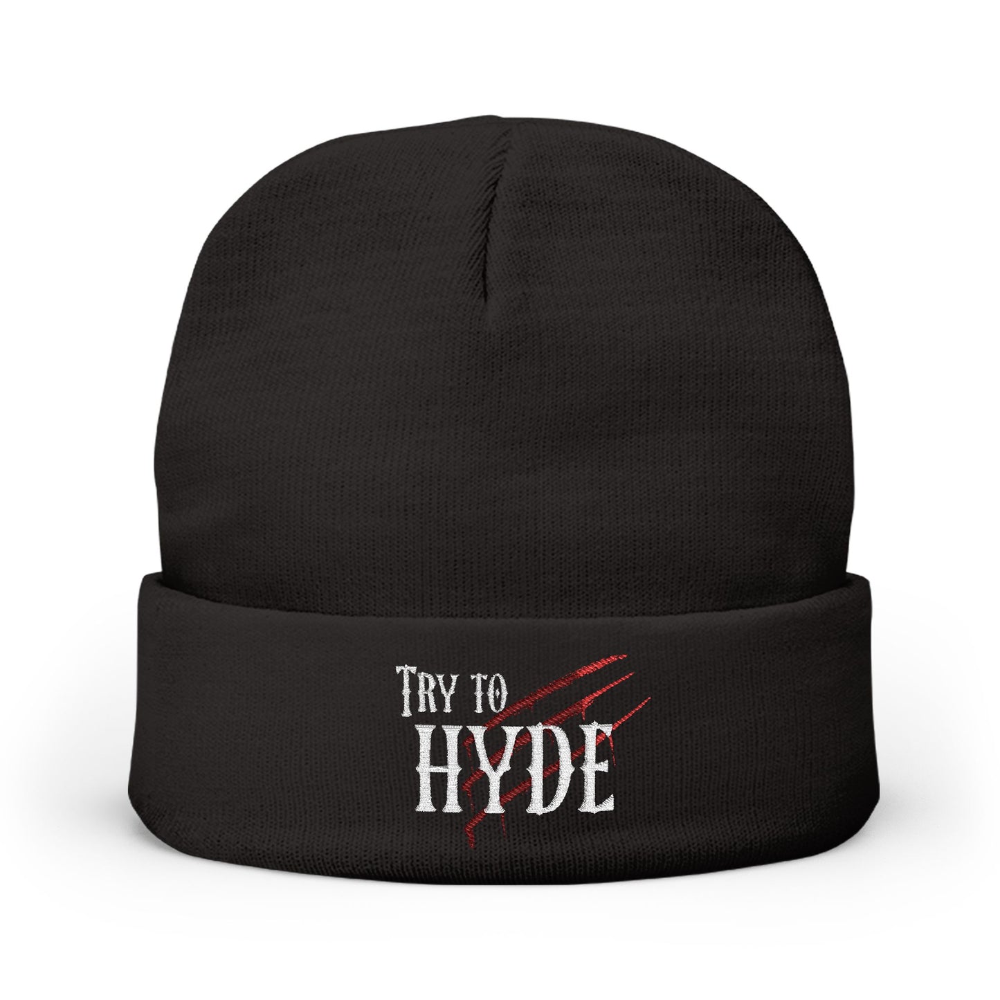 Hyde Beanie Hat - Nightmares Holiday | Tortured Embroidered Beanie