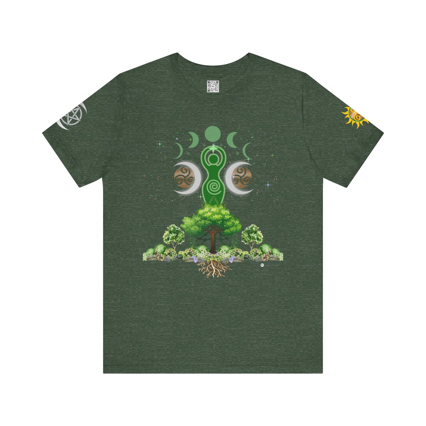 Mother Nature | Solstice Day | Unisex Jersey Tee – Embrace Nature and Energy
