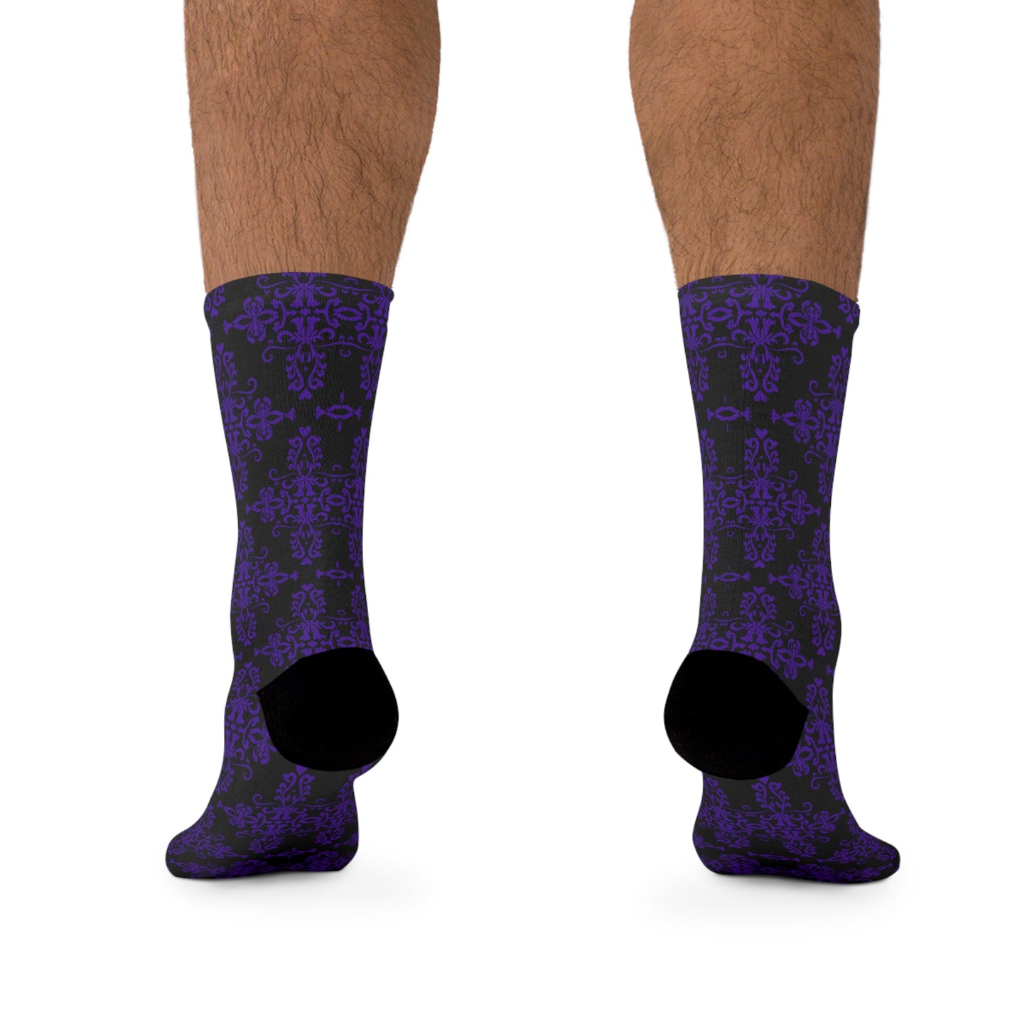 Midnight Lace (Purple)| Recycled Poly Socks