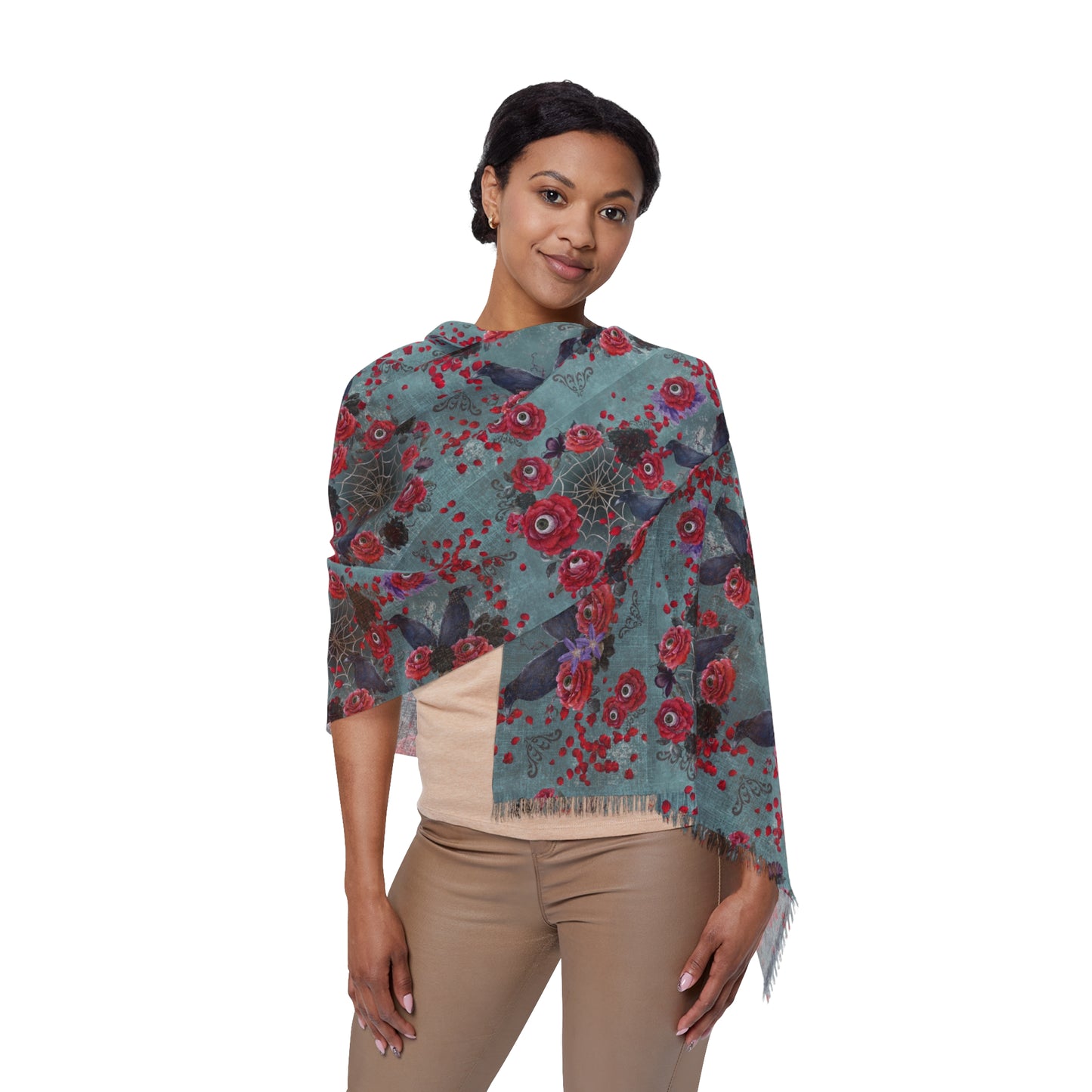 Ocular Floral Light Scarf