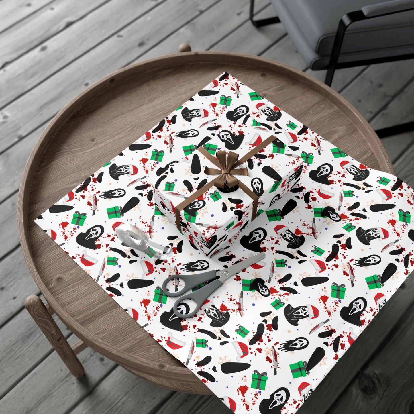 Horror Holidays (White) | Nightmare Holiday | Wrapping Paper