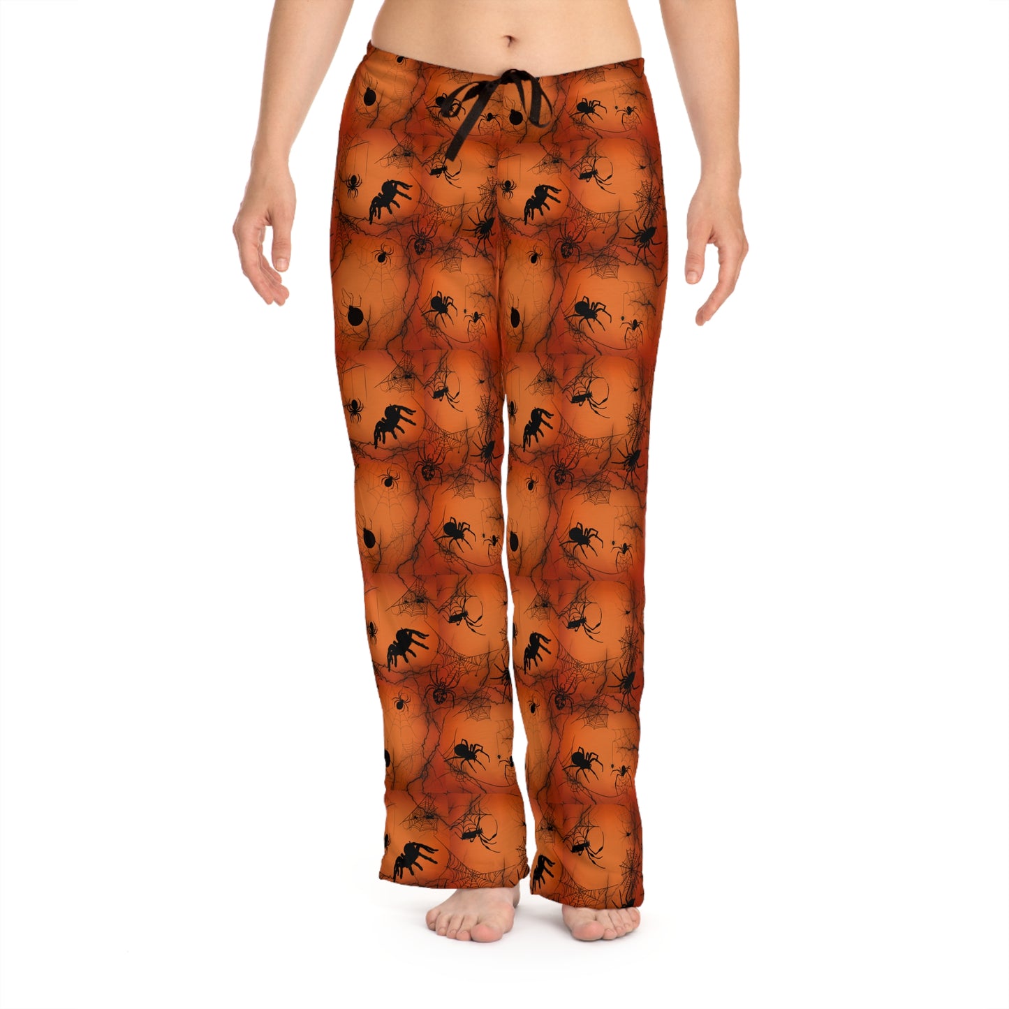 Eerie Spiders | Nightmare Holidays | Women's Pajama Pants - Cozy Halloween Sleepwear