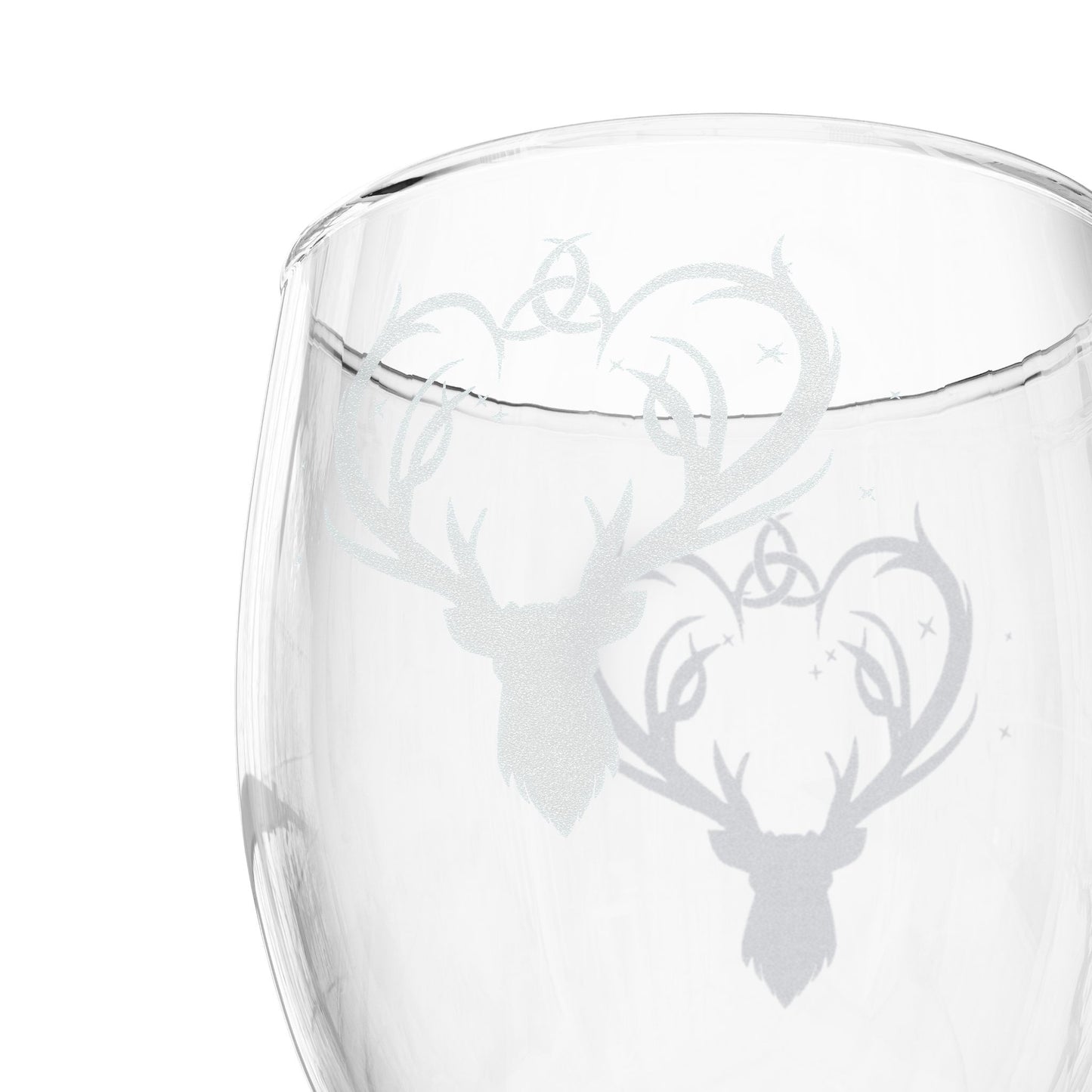 Great Stag | Wine Glass, 10.5oz (Engraving) Engraved Stemware
