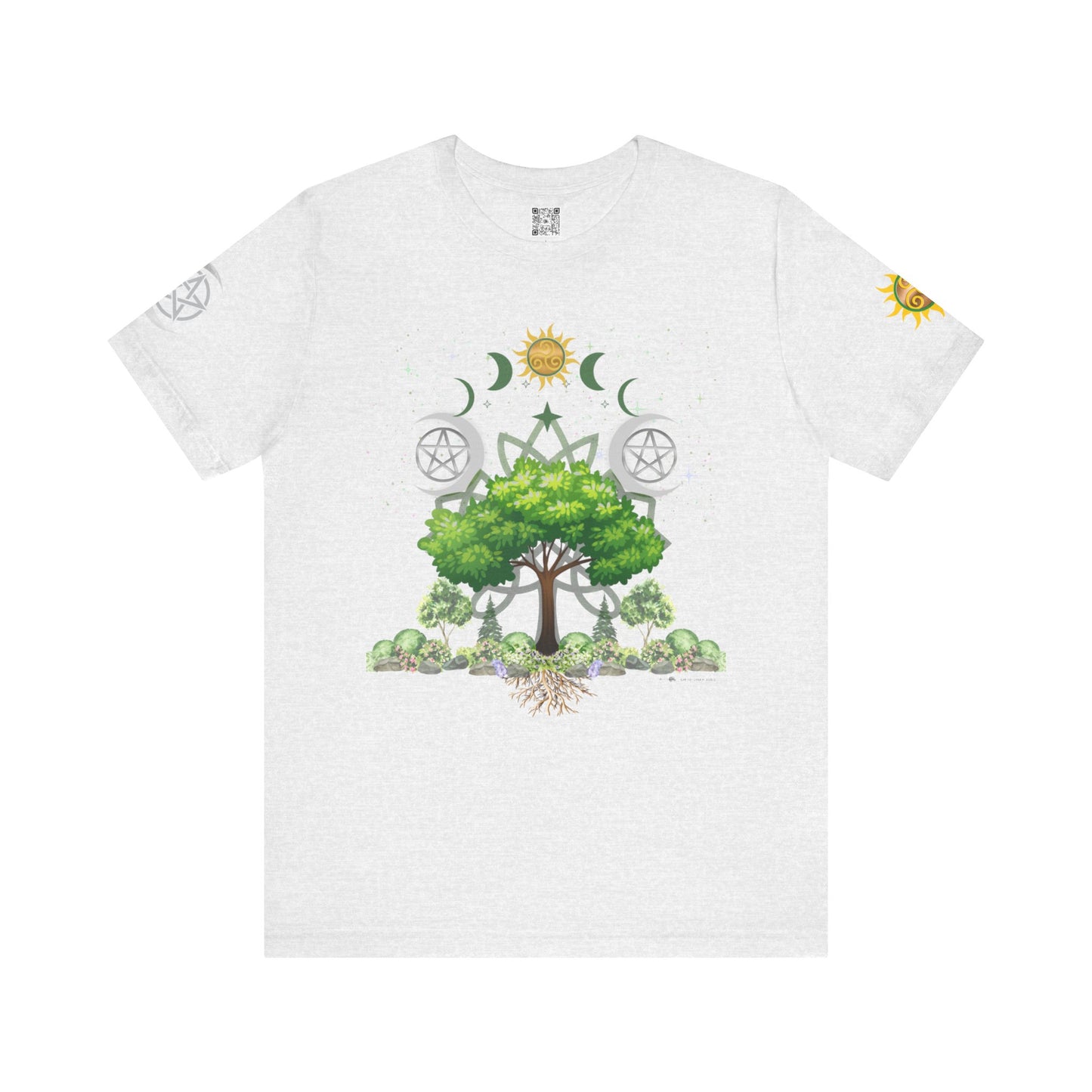 Rebirth Tree| Solstice Day | Unisex Jersey Tee – Embrace Nature and Energy