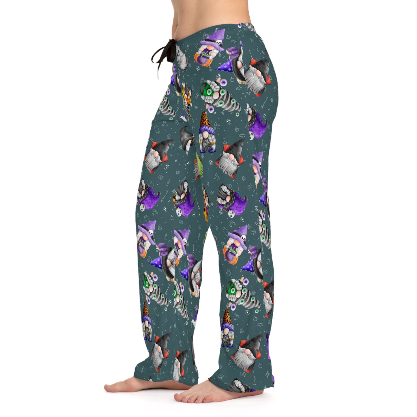 Gnome-o-ween Women's Pajama Pants - Cozy Halloween Sleepwear