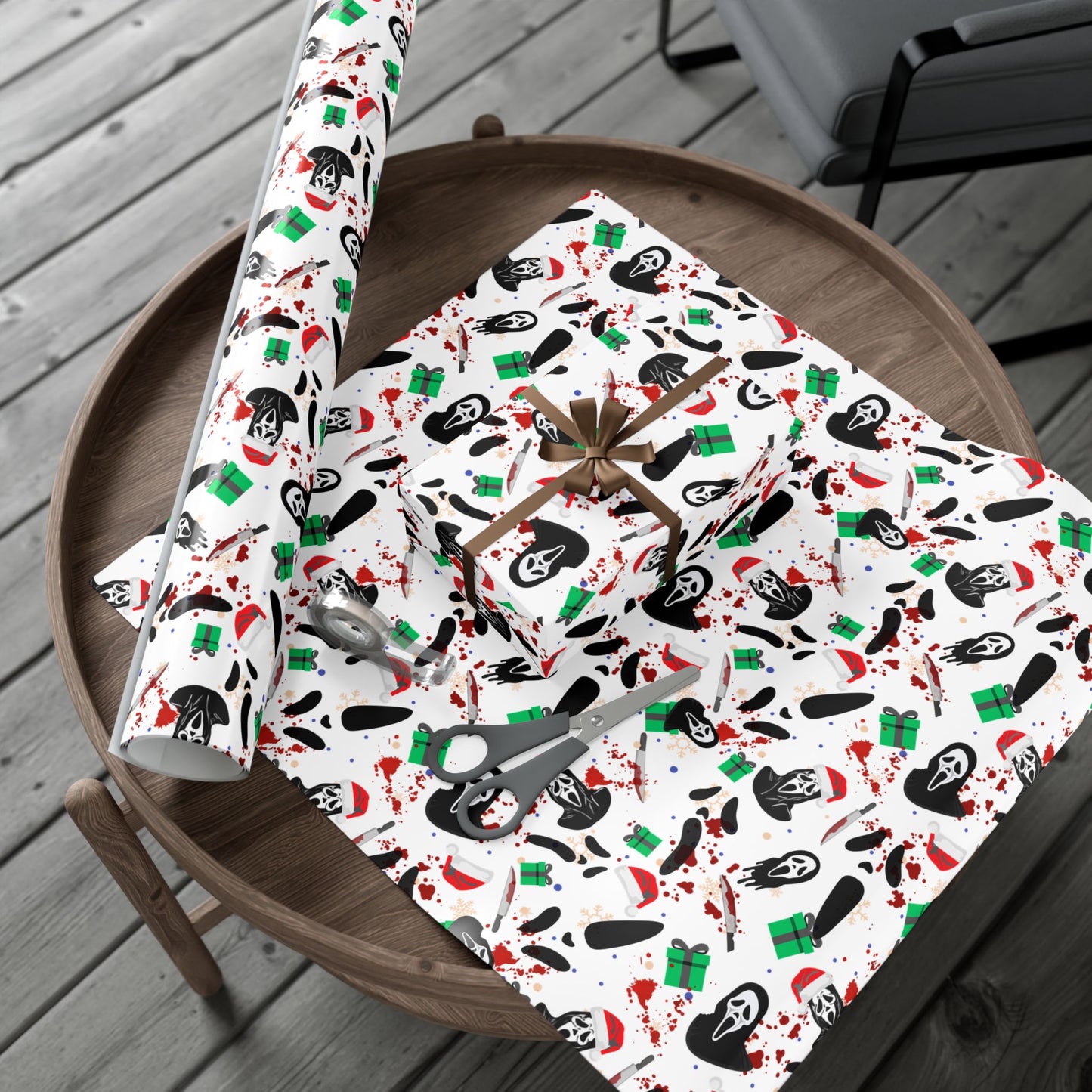 Horror Holidays (White) | Nightmare Holiday | Wrapping Paper