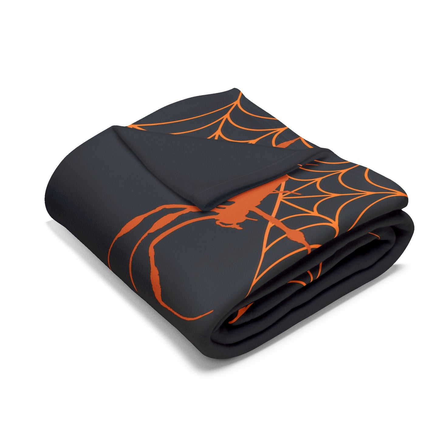 Spiders in Pumpkin | Microfiber Blanket