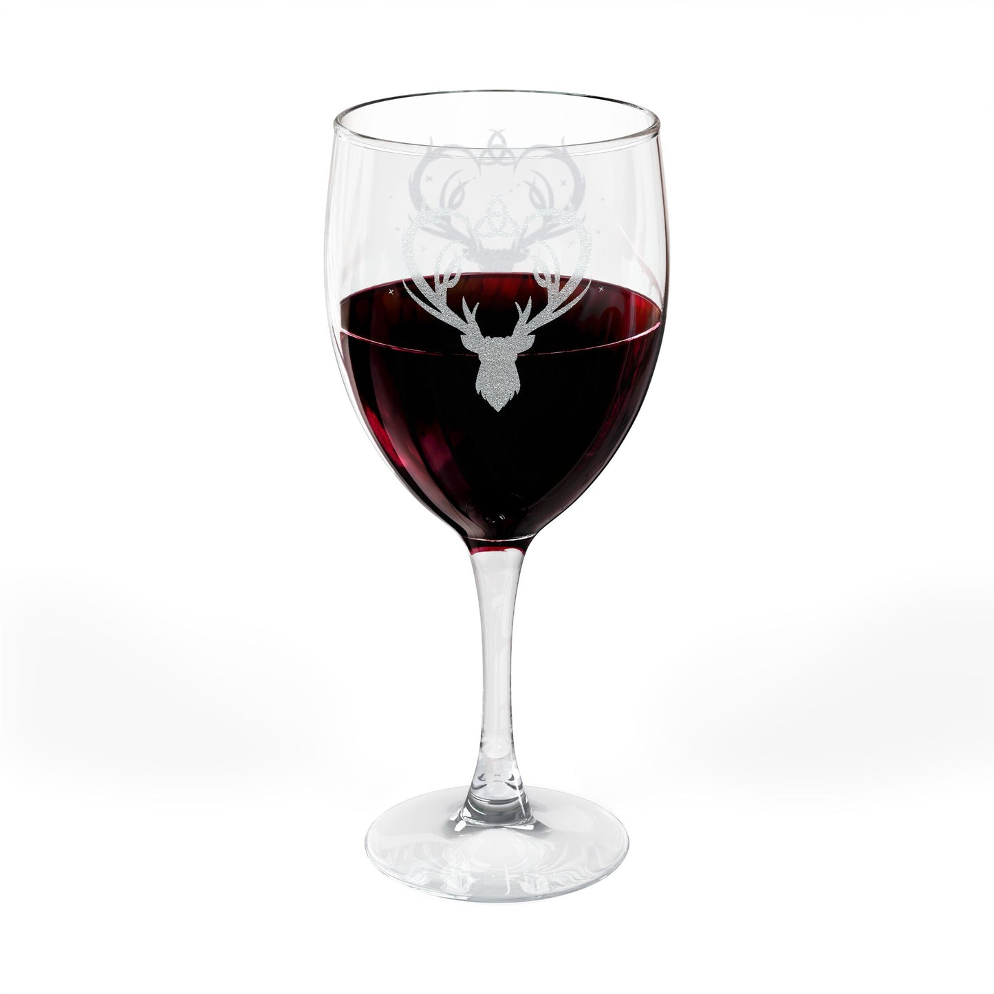 Great Stag | Wine Glass, 10.5oz (Engraving) Engraved Stemware