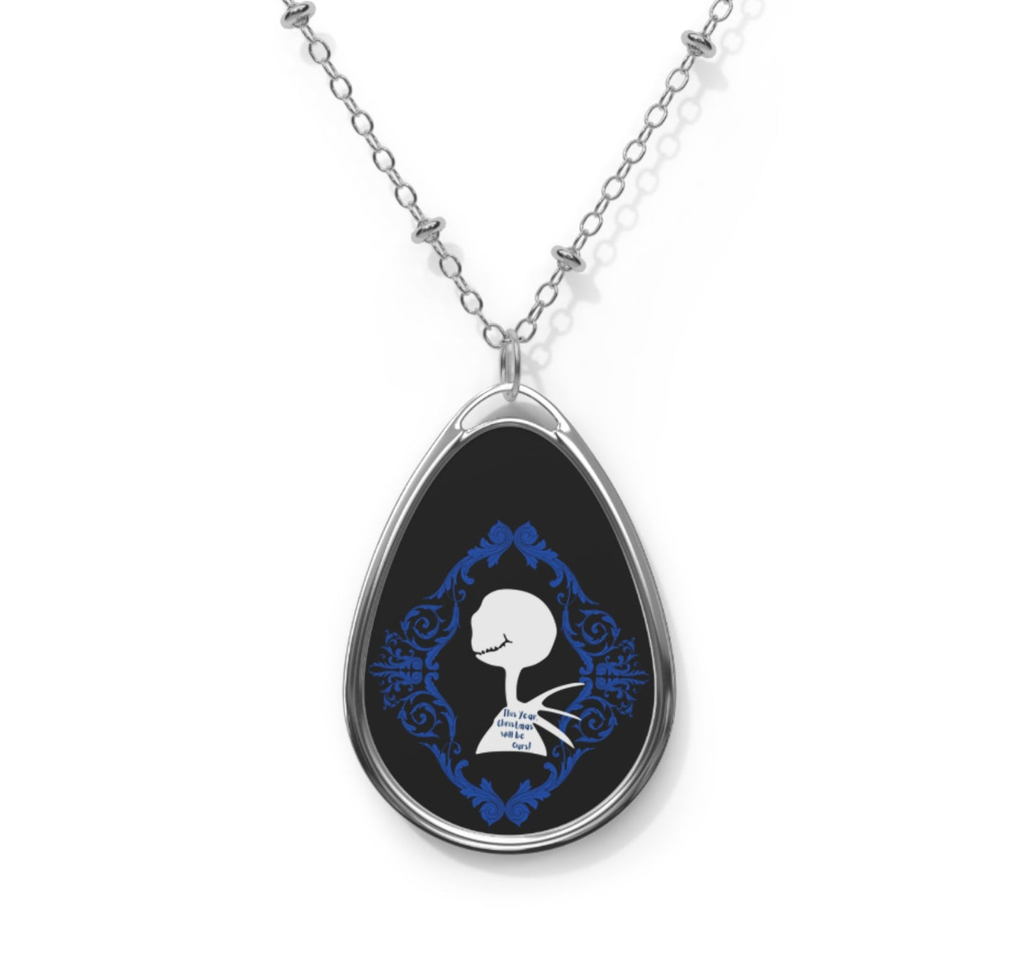Mr. J.  Skellington | This Year…  | Oval Necklace