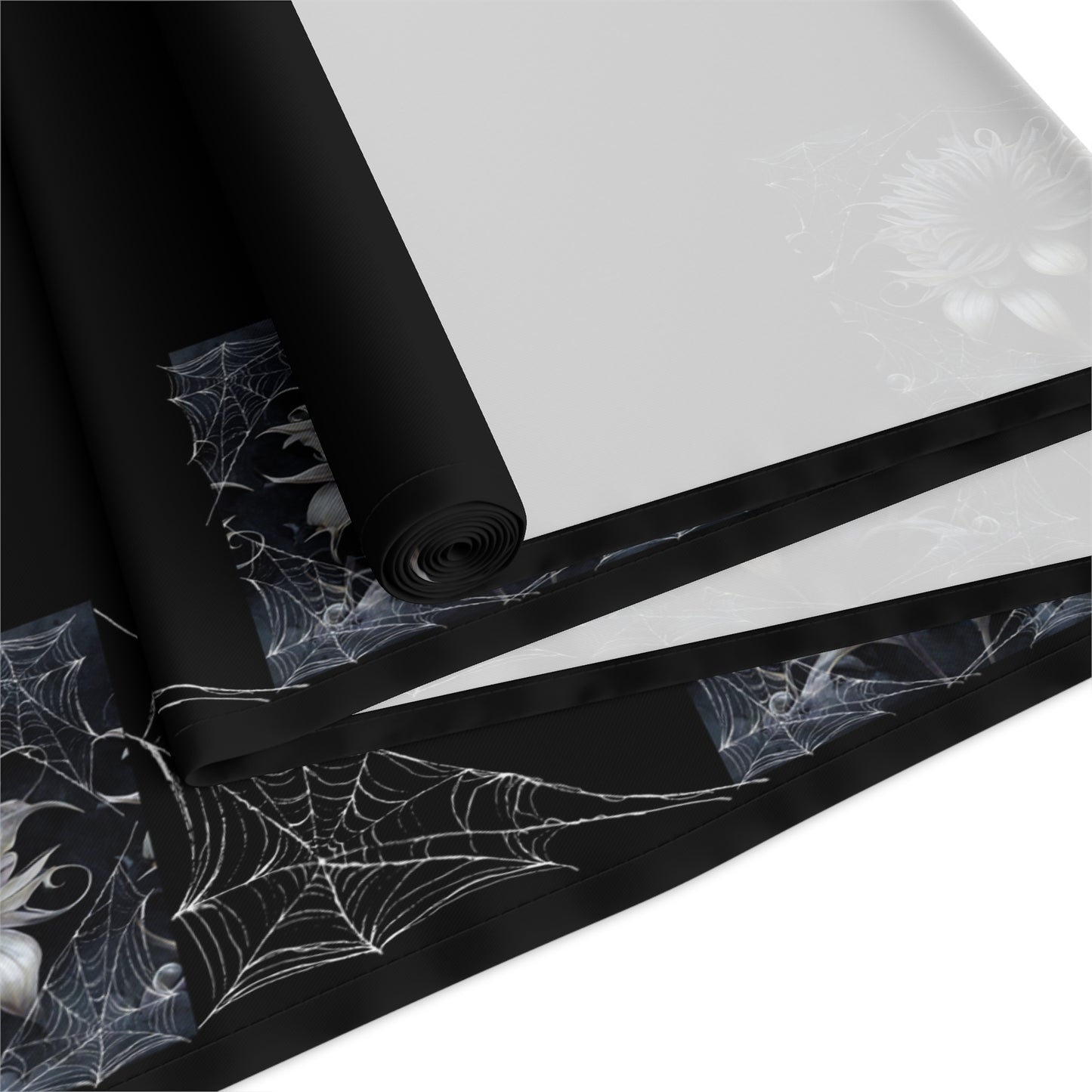 Floral Web Table Runner | Night Garden | (Cotton, Poly)