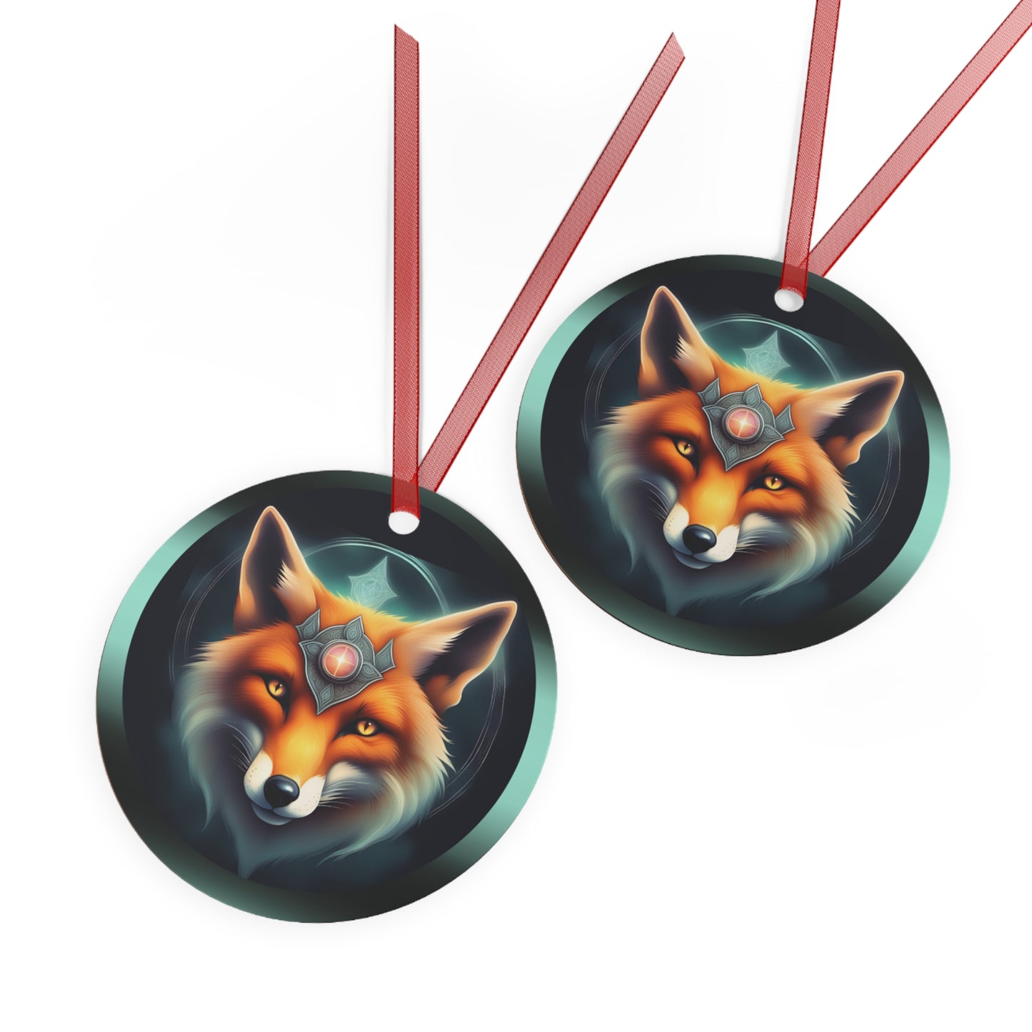 Fox Prince | Fantasy Series | Metal Ornaments (1pc)