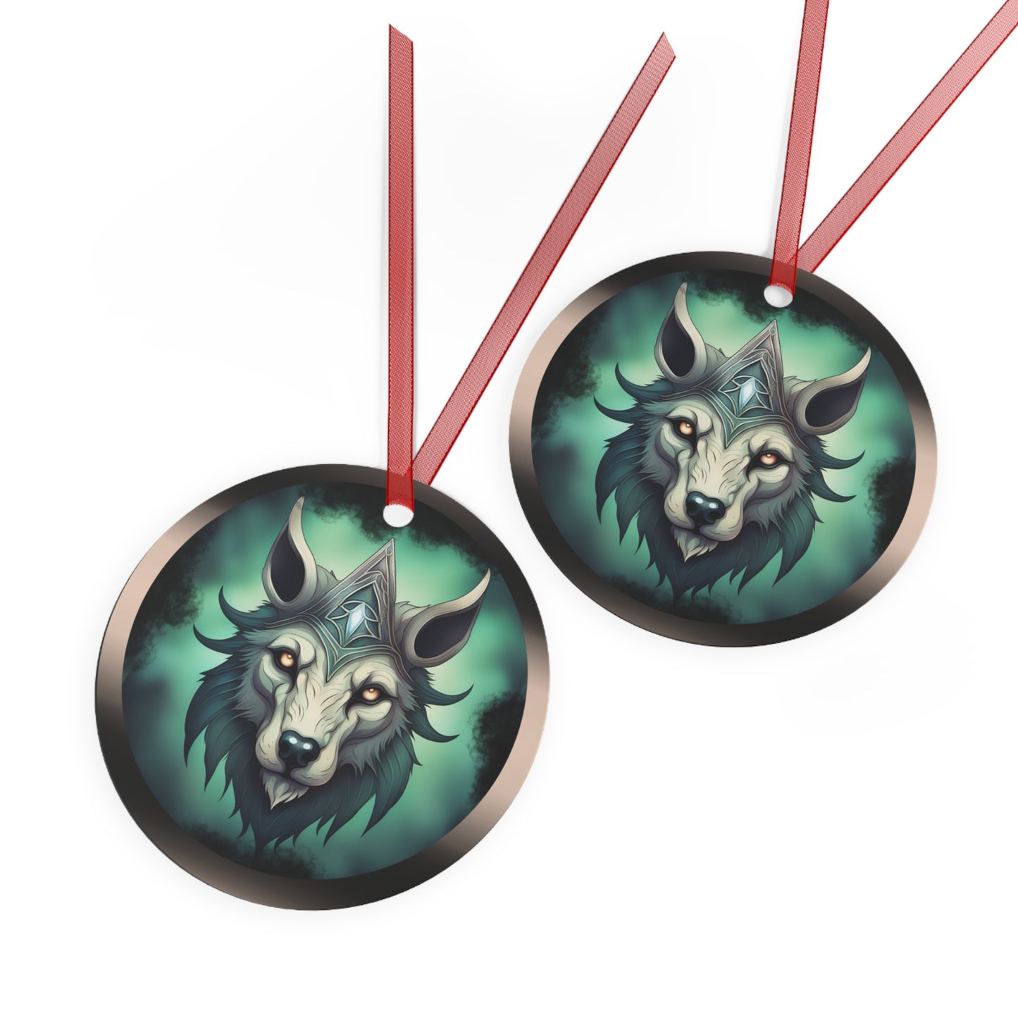 Wolf Prince | Fantasy Series | Metal Ornaments (1pc)