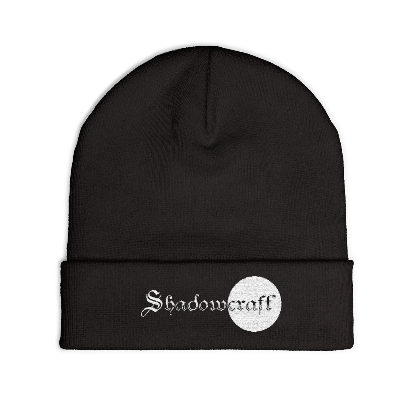 Shadowcraft | Beanie Hat Embroidered | Handcrafted Cap