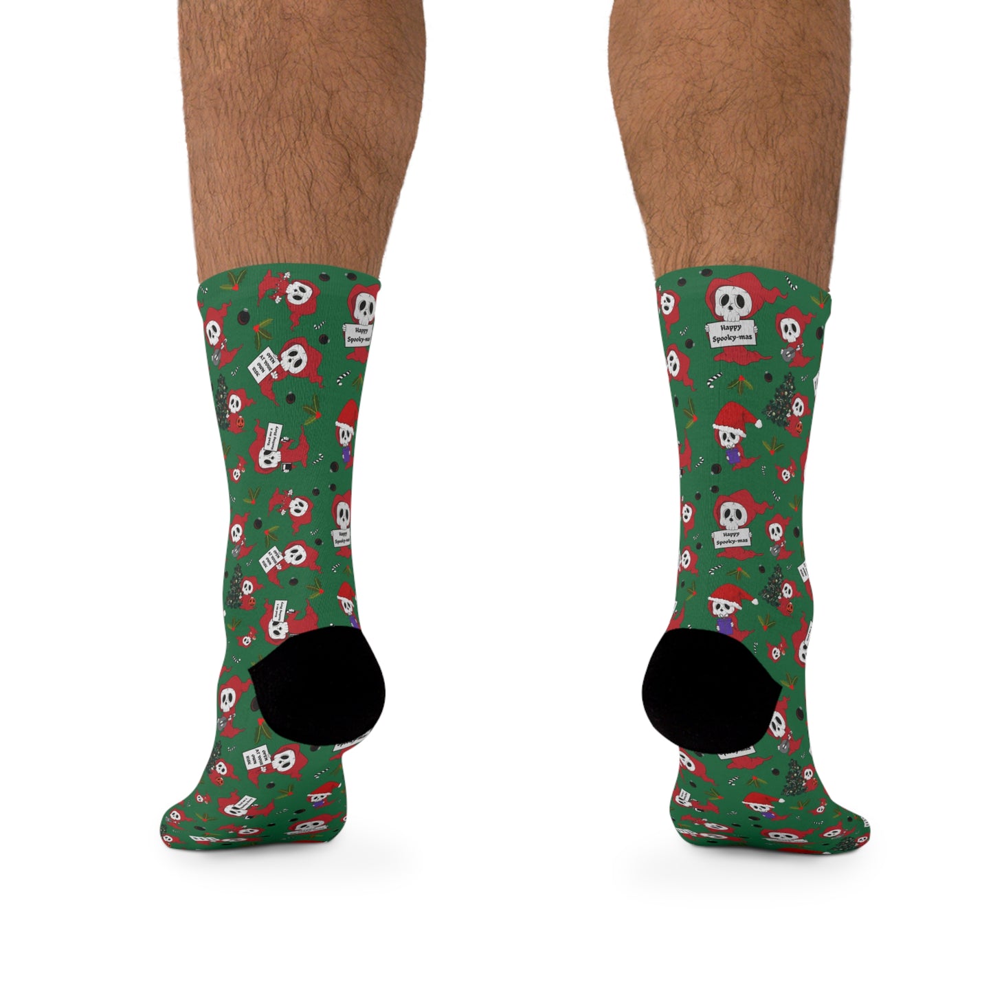 Spooky-mas Ghoul | Recycled Poly Socks