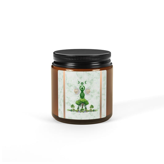 Mother Nature | Summer Solstice | Scented Soy Candle (Amber Jar)