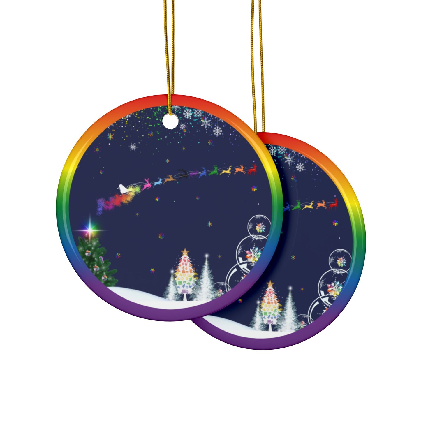 Pridemas Eve | Heirloom Ceramic Ornaments (1pc, 3pcs, 5pcs, 10pcs)