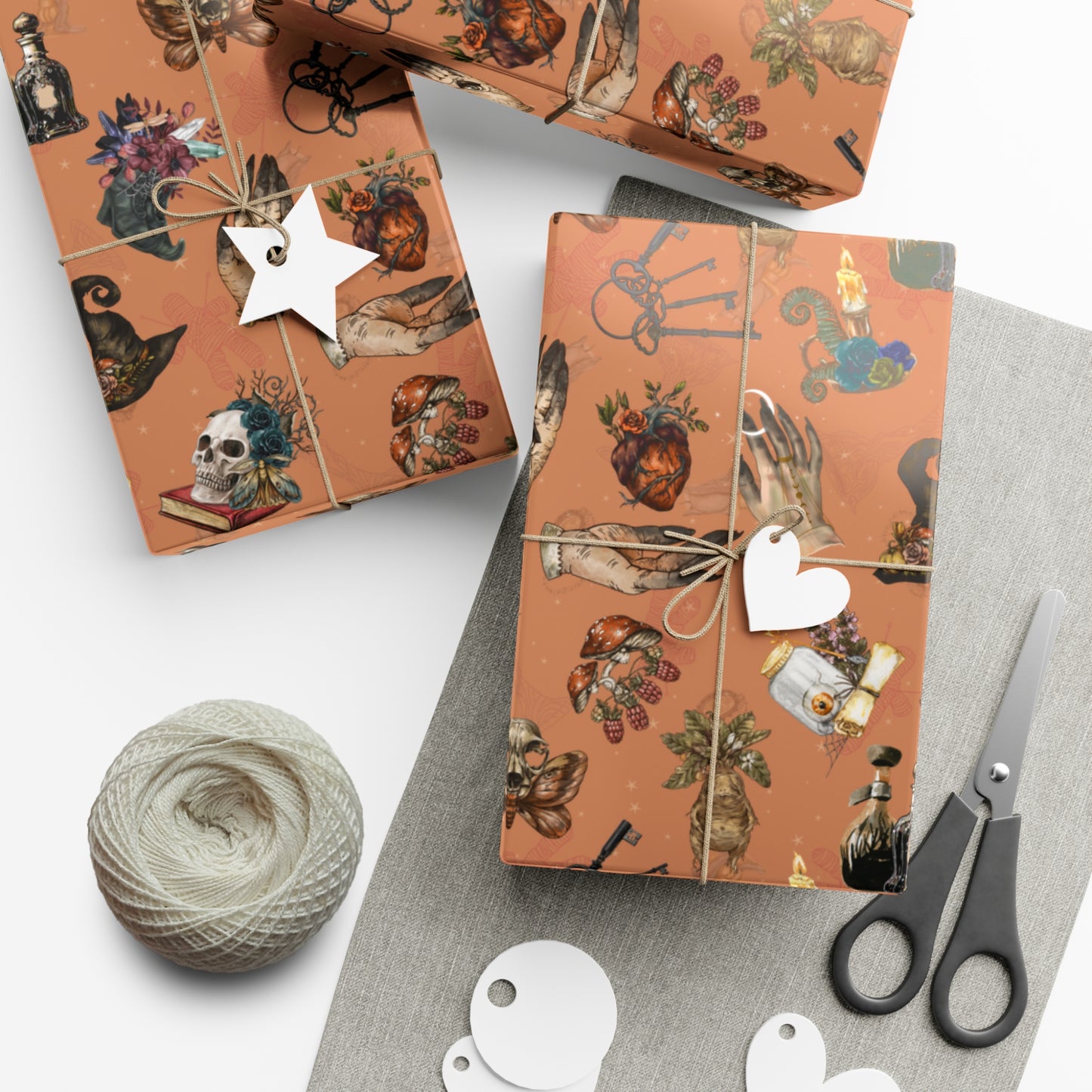 Curiosities | Gift Wrap Papers | Witchy Oddities and Wonders